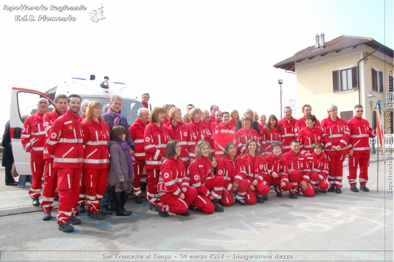 San Francesco al Campo - 04 marzo 2012 - Inaugurazione Mezzo  - Croce Rossa Italiana - Ispettorato Regionale Volontari del Soccorso Piemonte