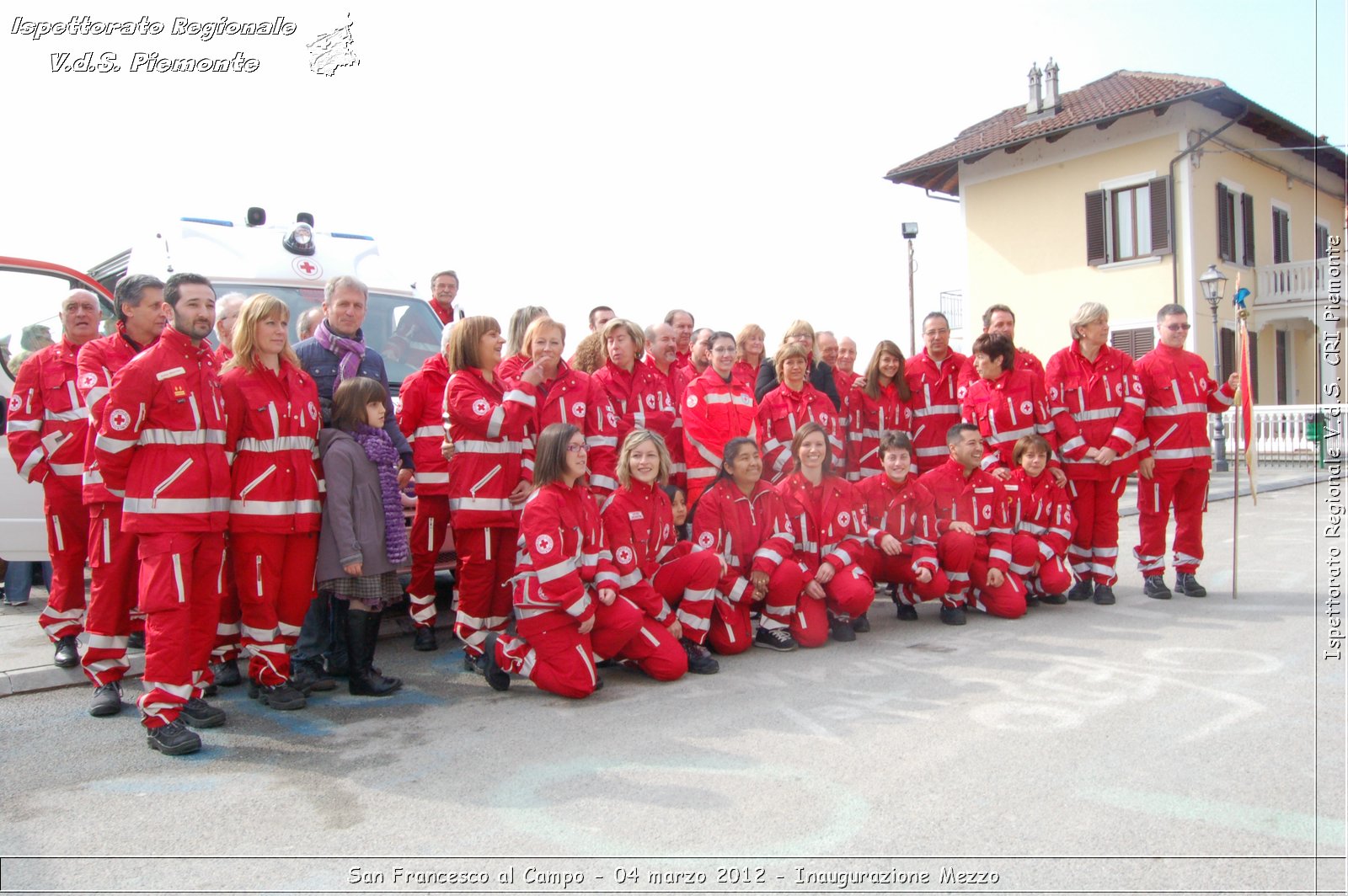 San Francesco al Campo - 04 marzo 2012 - Inaugurazione Mezzo  - Croce Rossa Italiana - Ispettorato Regionale Volontari del Soccorso Piemonte