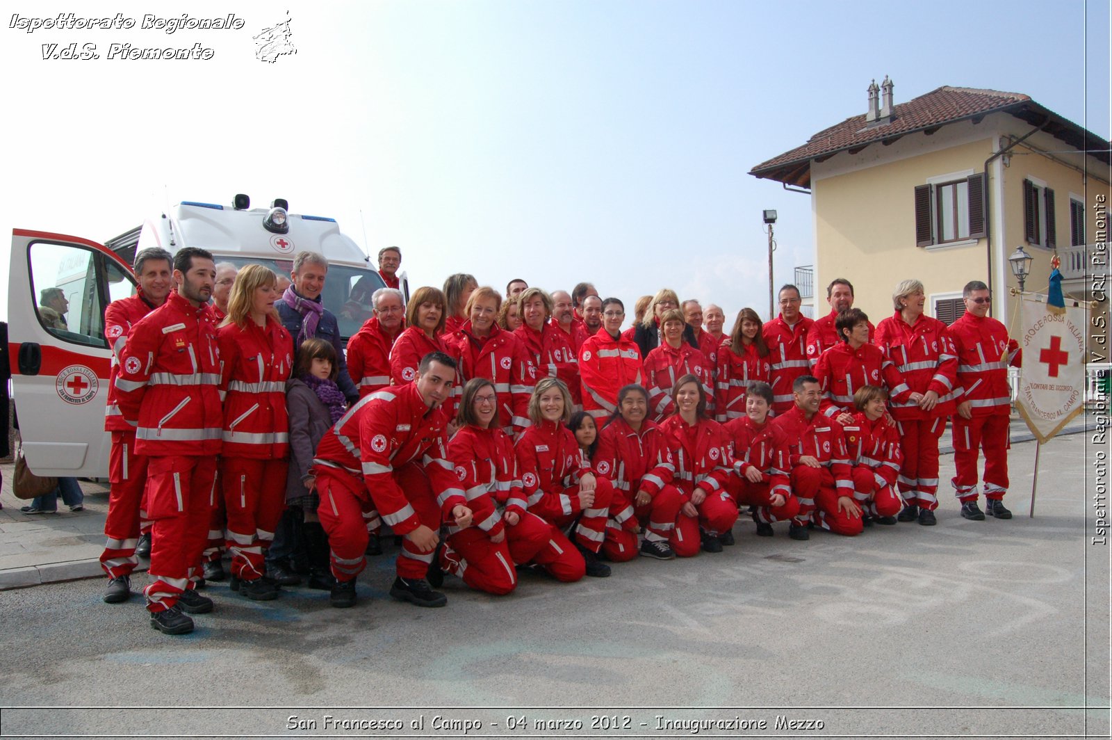 San Francesco al Campo - 04 marzo 2012 - Inaugurazione Mezzo  - Croce Rossa Italiana - Ispettorato Regionale Volontari del Soccorso Piemonte