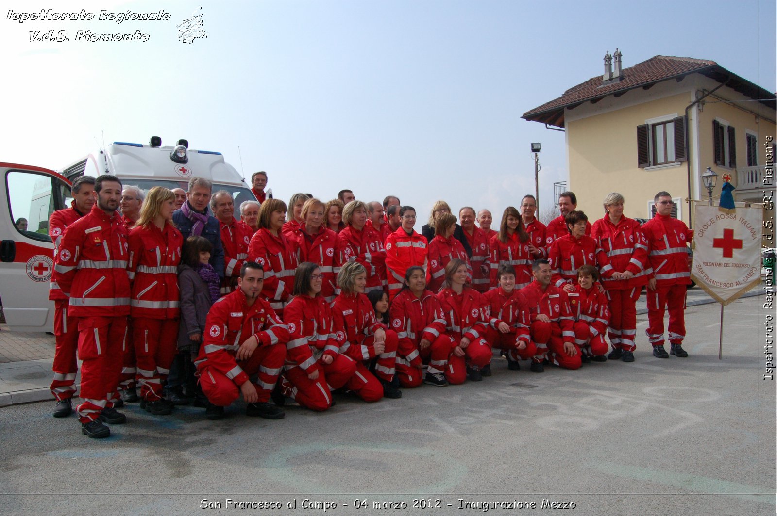 San Francesco al Campo - 04 marzo 2012 - Inaugurazione Mezzo  - Croce Rossa Italiana - Ispettorato Regionale Volontari del Soccorso Piemonte