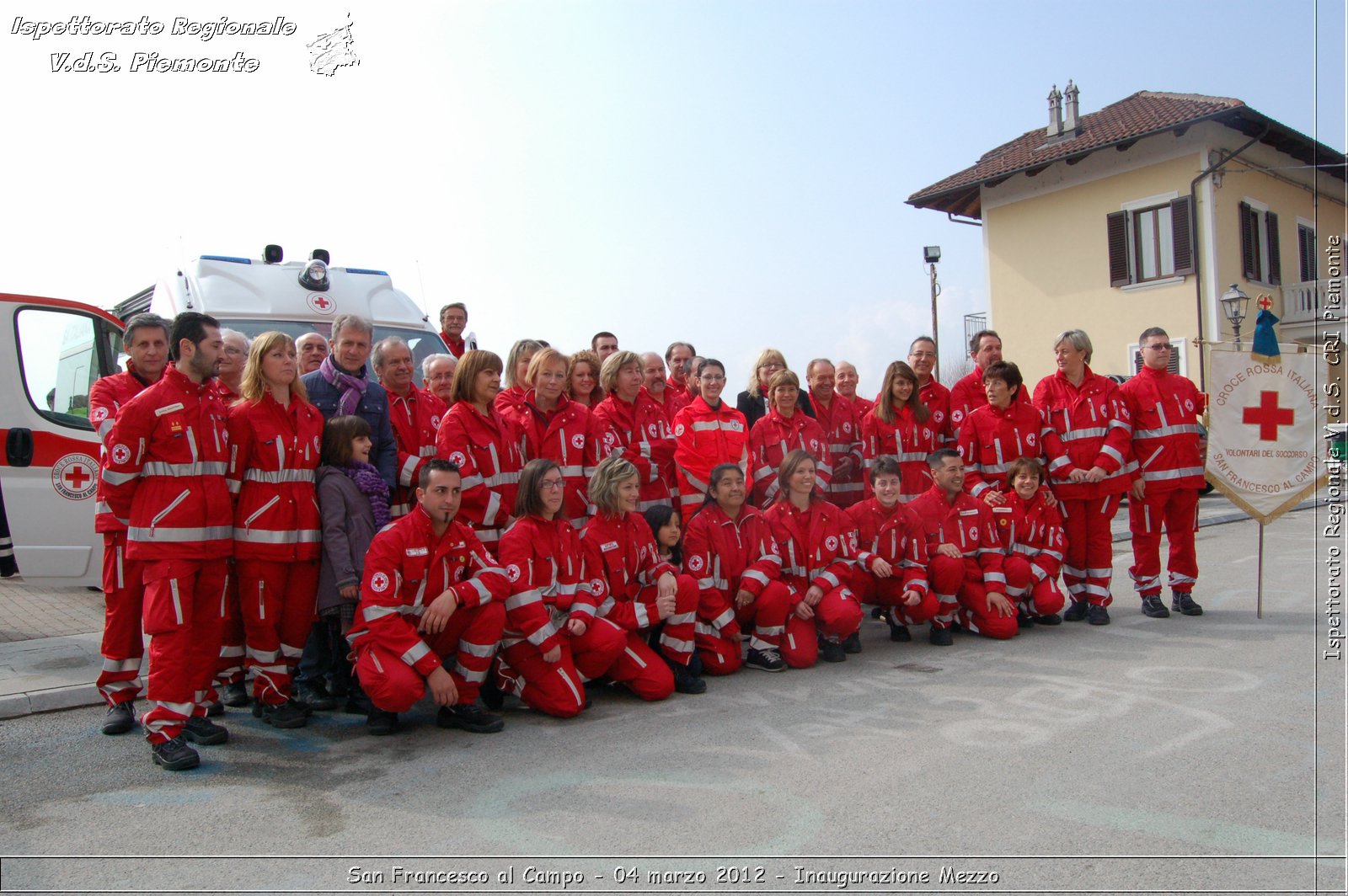 San Francesco al Campo - 04 marzo 2012 - Inaugurazione Mezzo  - Croce Rossa Italiana - Ispettorato Regionale Volontari del Soccorso Piemonte