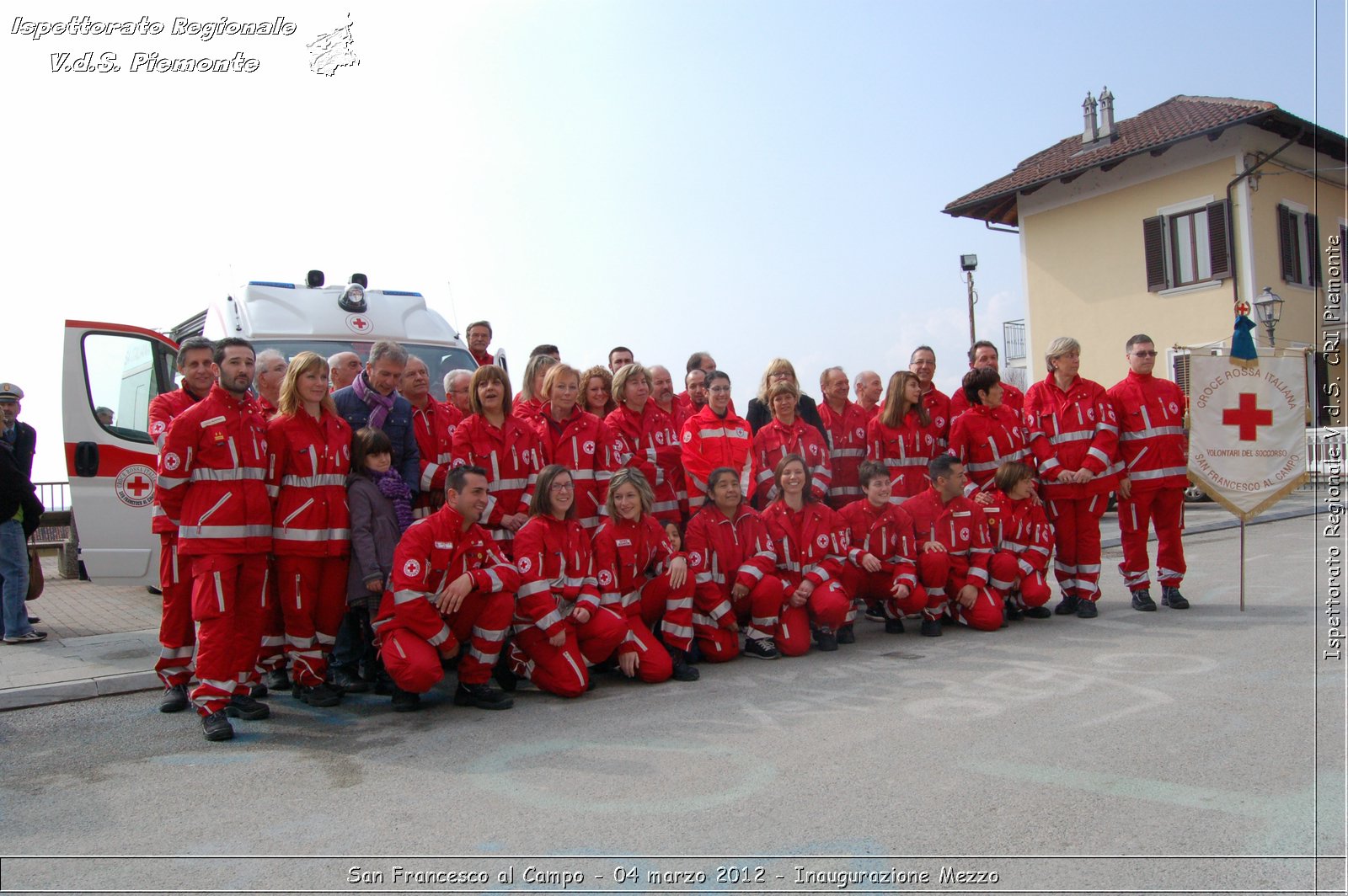 San Francesco al Campo - 04 marzo 2012 - Inaugurazione Mezzo  - Croce Rossa Italiana - Ispettorato Regionale Volontari del Soccorso Piemonte