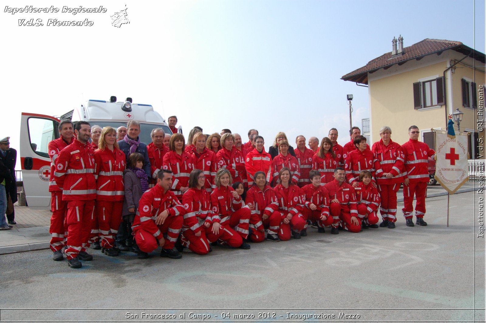 San Francesco al Campo - 04 marzo 2012 - Inaugurazione Mezzo  - Croce Rossa Italiana - Ispettorato Regionale Volontari del Soccorso Piemonte