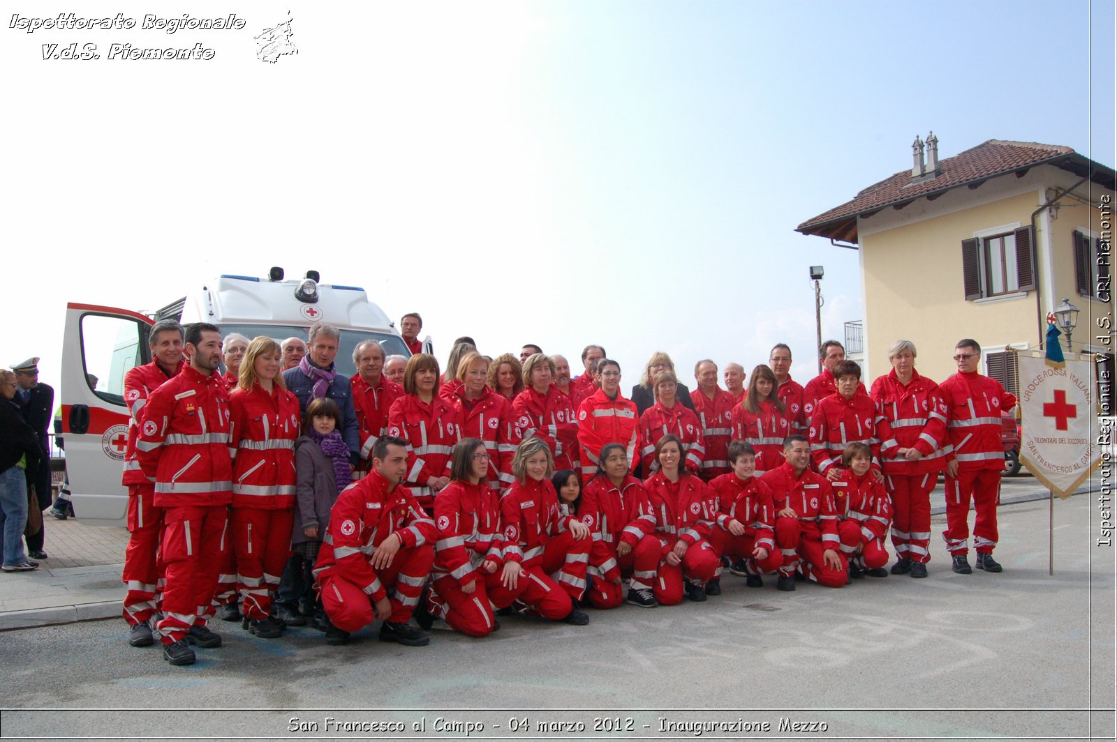 San Francesco al Campo - 04 marzo 2012 - Inaugurazione Mezzo  - Croce Rossa Italiana - Ispettorato Regionale Volontari del Soccorso Piemonte