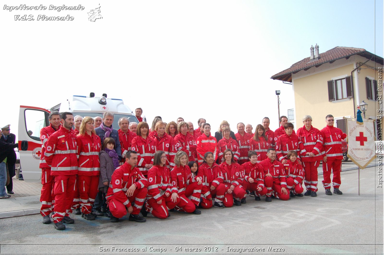 San Francesco al Campo - 04 marzo 2012 - Inaugurazione Mezzo  - Croce Rossa Italiana - Ispettorato Regionale Volontari del Soccorso Piemonte