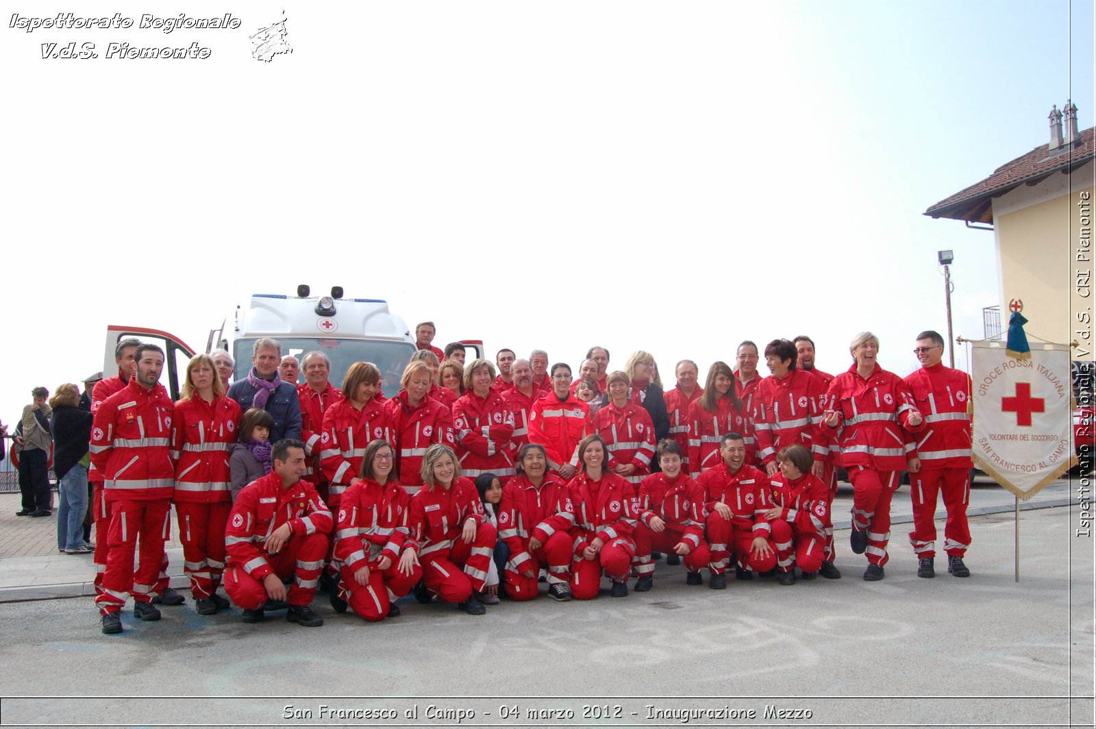 San Francesco al Campo - 04 marzo 2012 - Inaugurazione Mezzo  - Croce Rossa Italiana - Ispettorato Regionale Volontari del Soccorso Piemonte