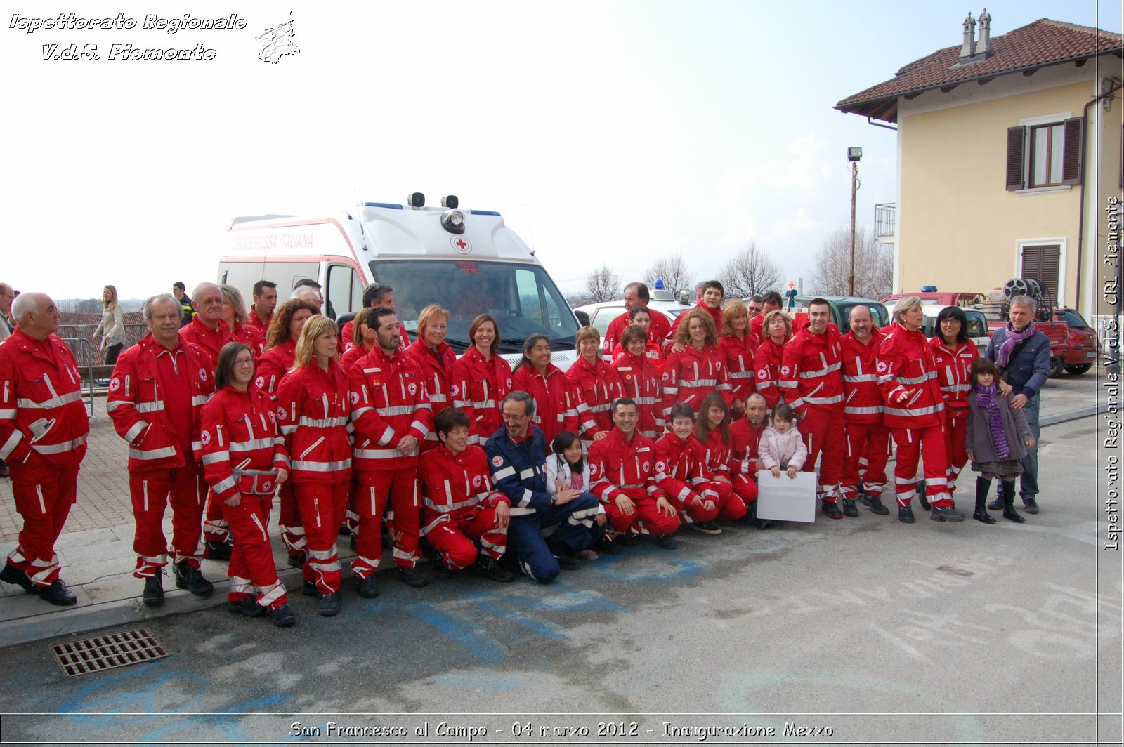 San Francesco al Campo - 04 marzo 2012 - Inaugurazione Mezzo  - Croce Rossa Italiana - Ispettorato Regionale Volontari del Soccorso Piemonte