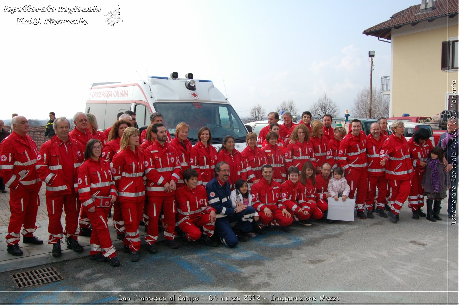 San Francesco al Campo - 04 marzo 2012 - Inaugurazione Mezzo  - Croce Rossa Italiana - Ispettorato Regionale Volontari del Soccorso Piemonte