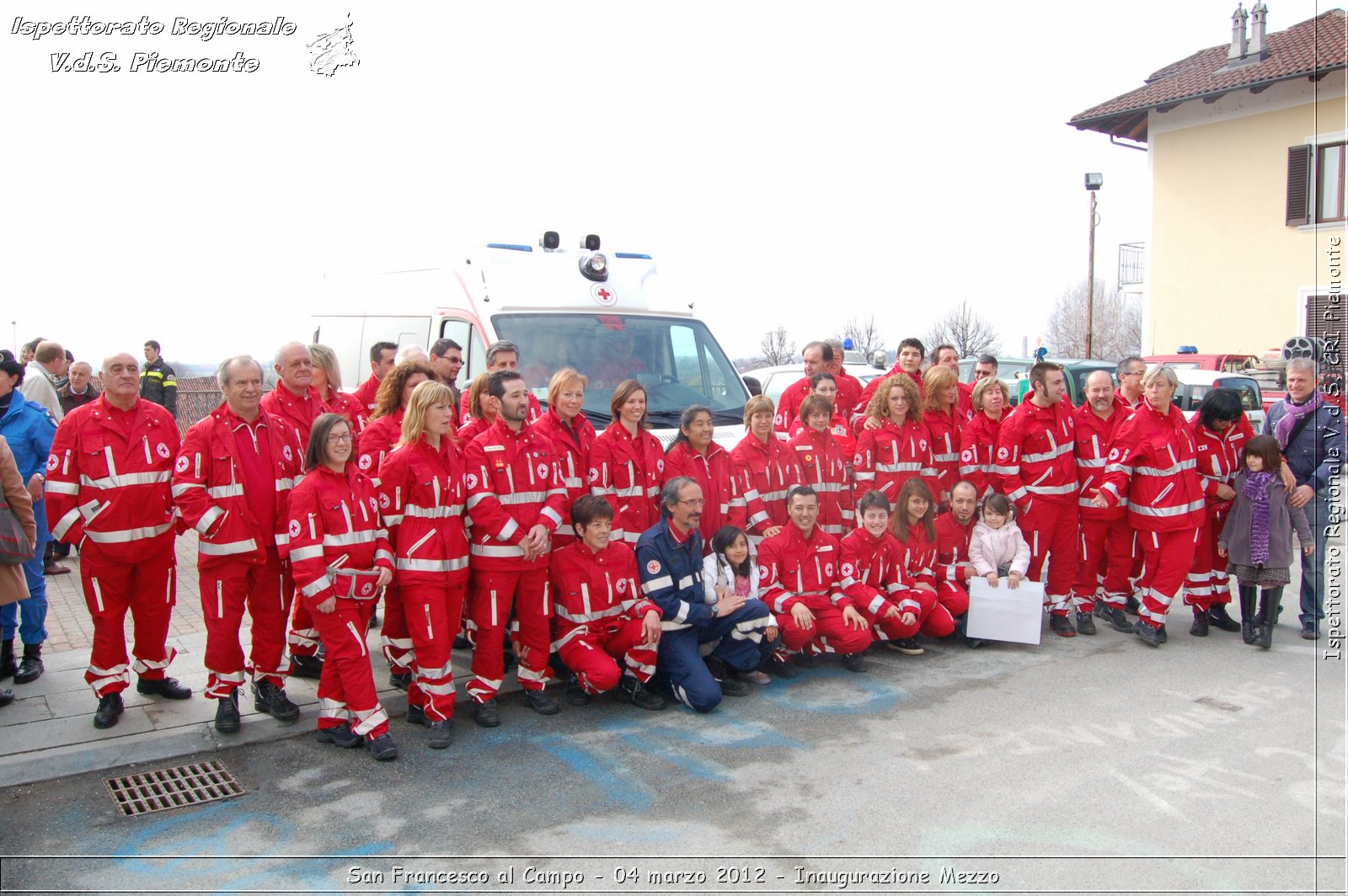 San Francesco al Campo - 04 marzo 2012 - Inaugurazione Mezzo  - Croce Rossa Italiana - Ispettorato Regionale Volontari del Soccorso Piemonte