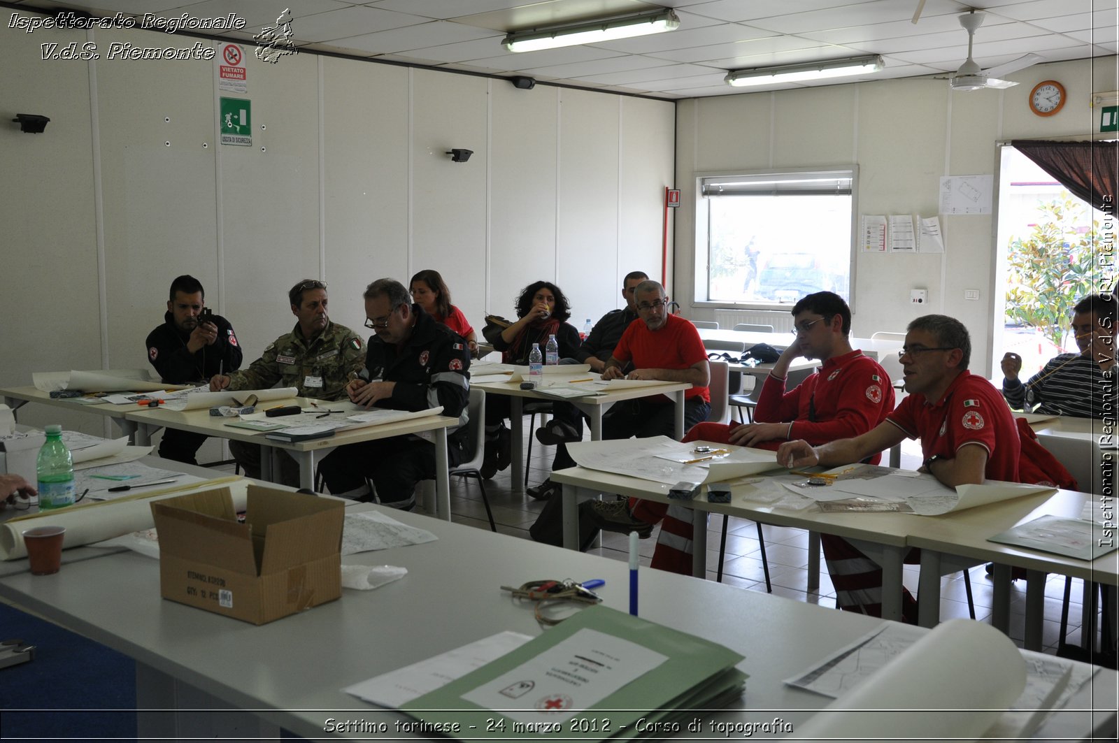 Settimo torinese - 24 marzo 2012 - Corso di topografia  - Croce Rossa Italiana - Ispettorato Regionale Volontari del Soccorso Piemonte