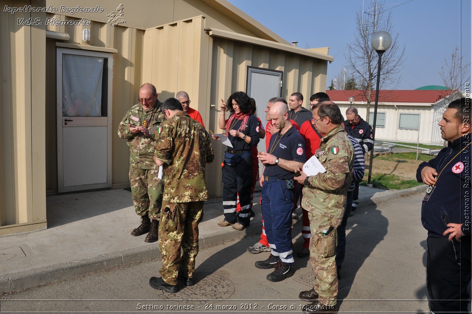 Settimo torinese - 24 marzo 2012 - Corso di topografia  - Croce Rossa Italiana - Ispettorato Regionale Volontari del Soccorso Piemonte