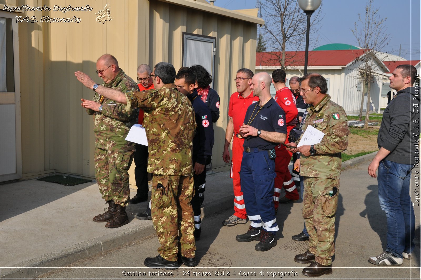 Settimo torinese - 24 marzo 2012 - Corso di topografia  - Croce Rossa Italiana - Ispettorato Regionale Volontari del Soccorso Piemonte