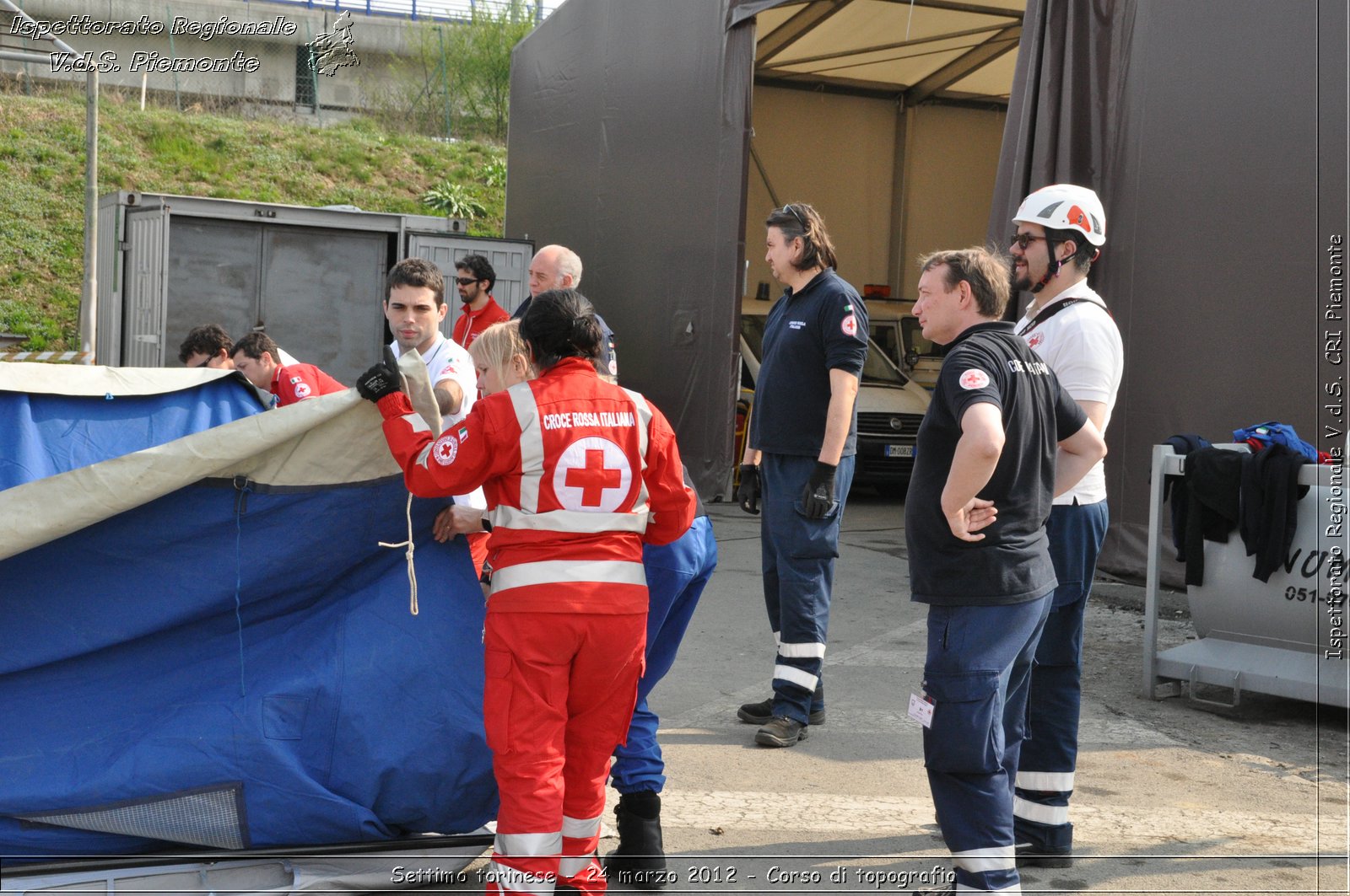 Settimo torinese - 24 marzo 2012 - Corso di topografia  - Croce Rossa Italiana - Ispettorato Regionale Volontari del Soccorso Piemonte