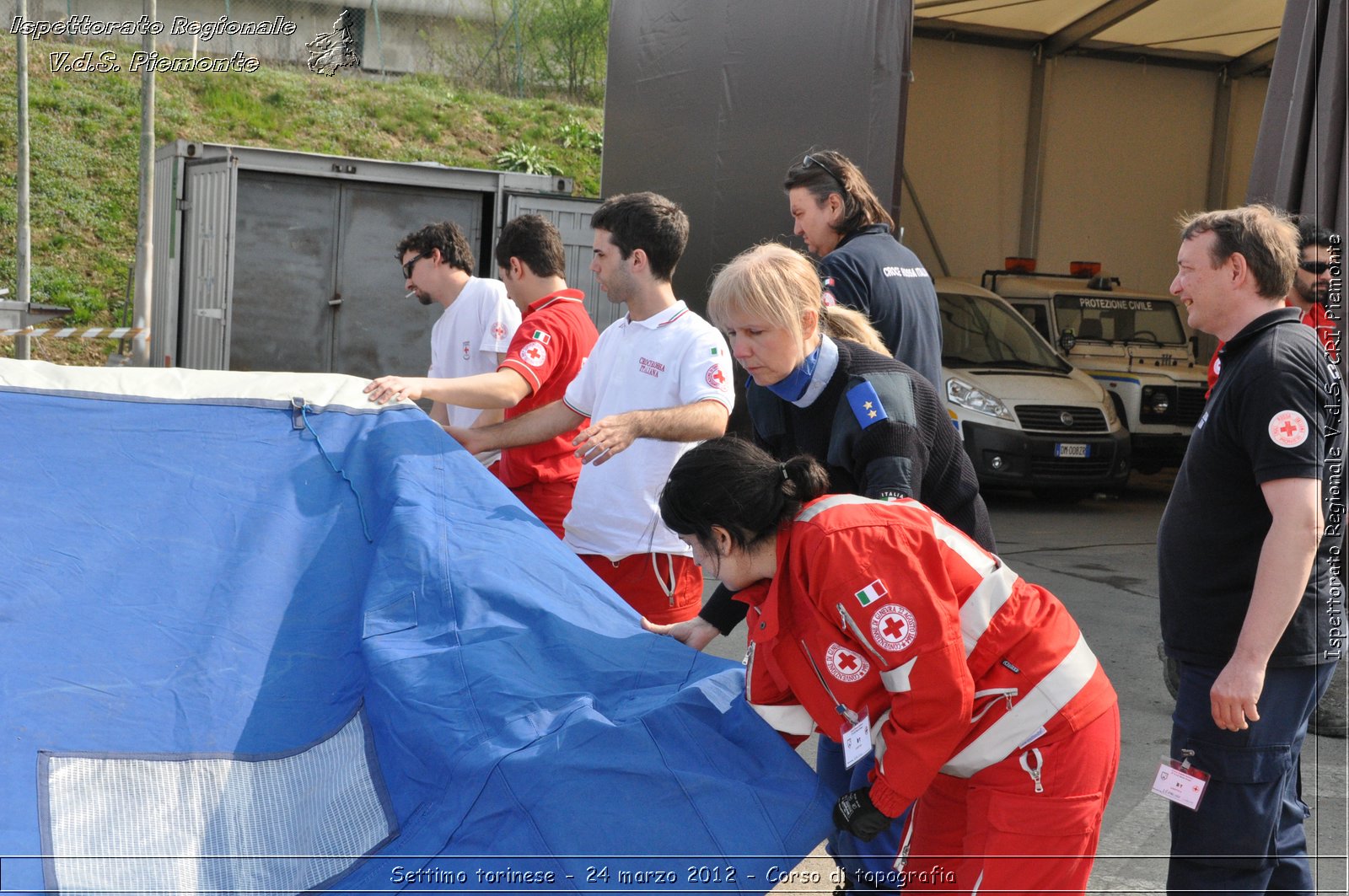 Settimo torinese - 24 marzo 2012 - Corso di topografia  - Croce Rossa Italiana - Ispettorato Regionale Volontari del Soccorso Piemonte