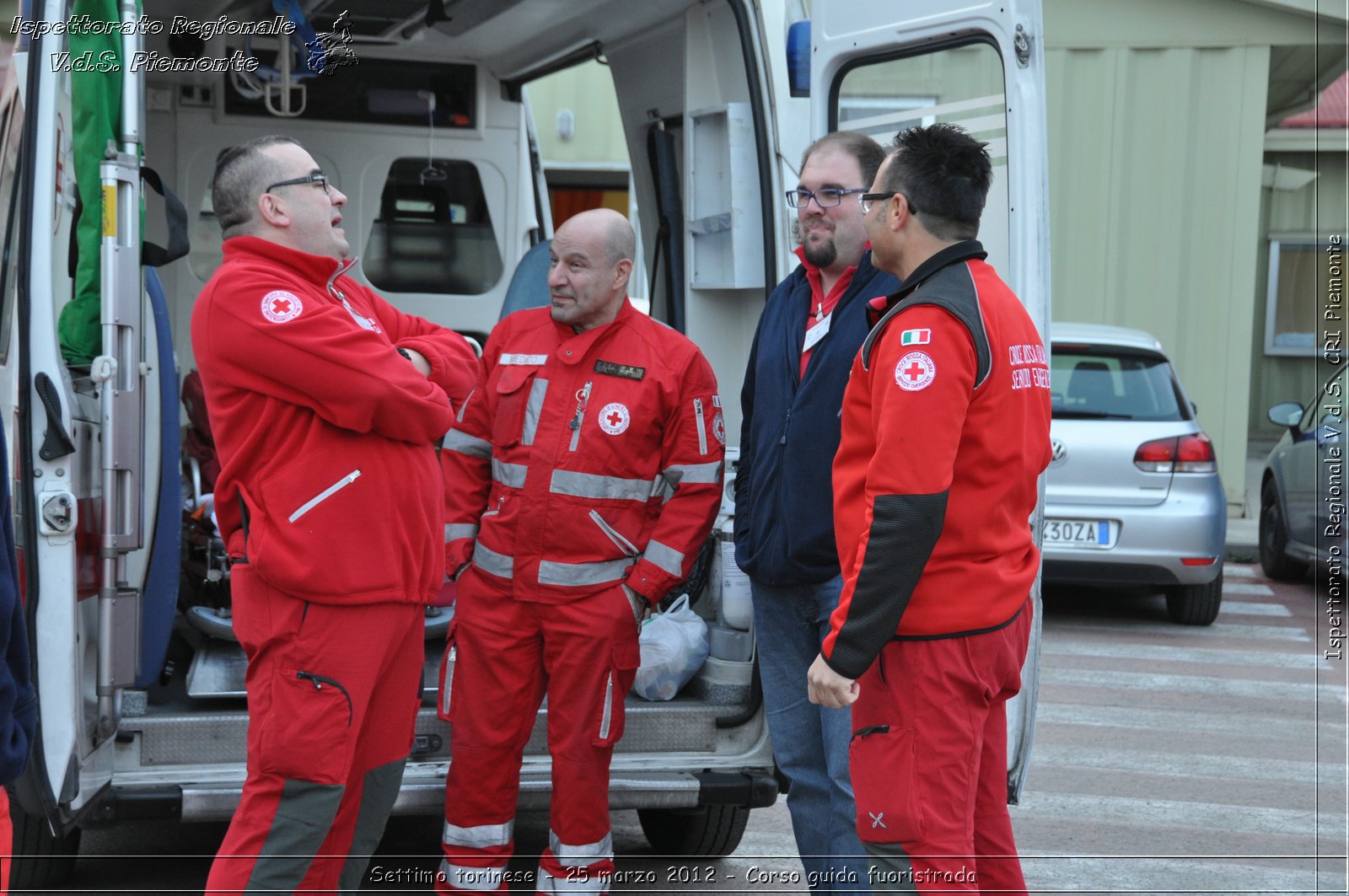 Settimo torinese - 25 marzo 2012 - Corso guida fuoristrada - Croce Rossa Italiana - Ispettorato Regionale Volontari del Soccorso Piemonte