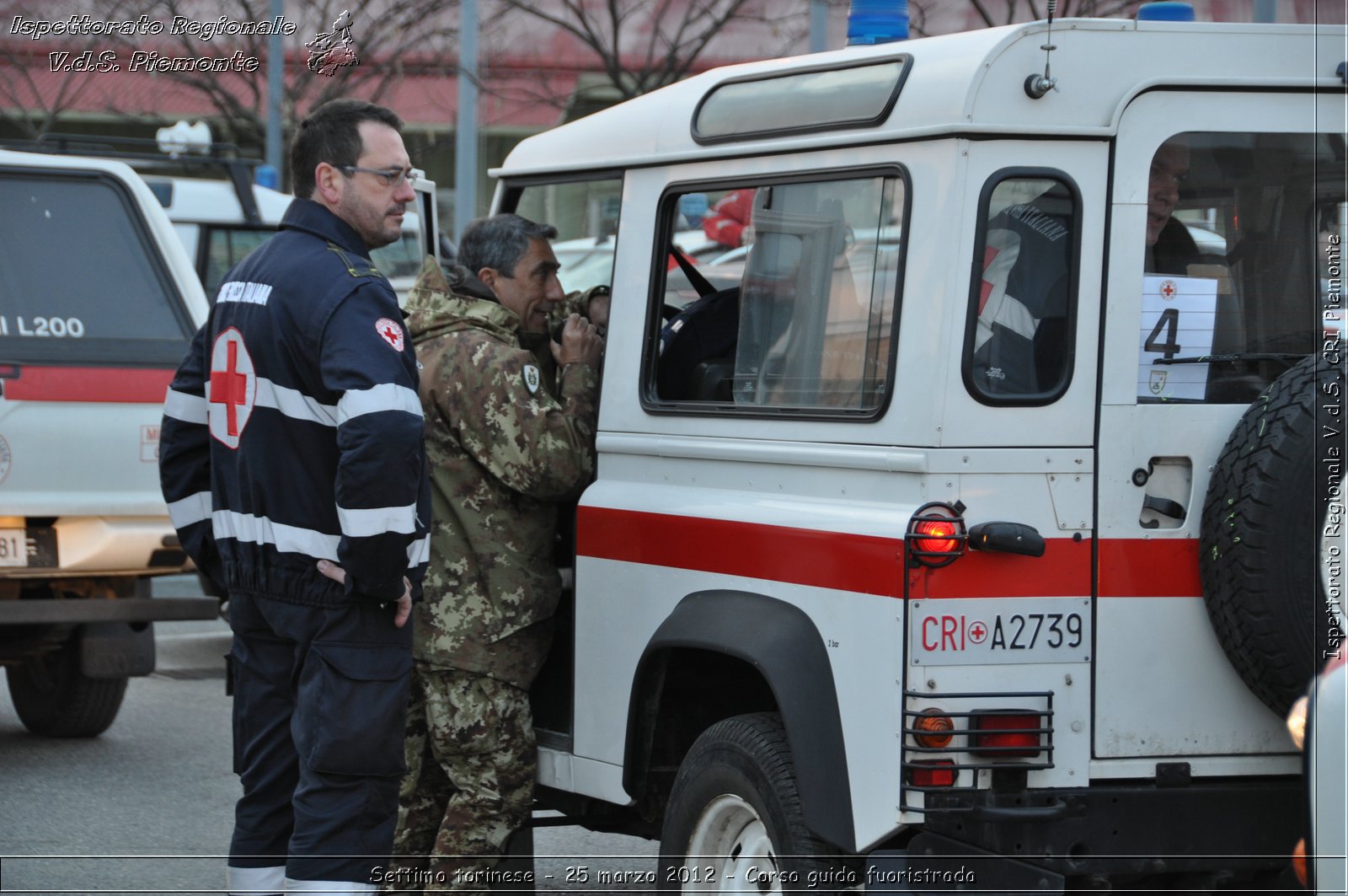 Settimo torinese - 25 marzo 2012 - Corso guida fuoristrada - Croce Rossa Italiana - Ispettorato Regionale Volontari del Soccorso Piemonte