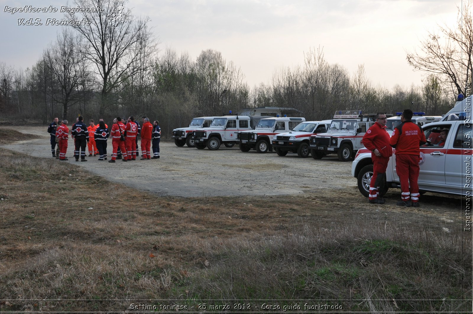 Settimo torinese - 25 marzo 2012 - Corso guida fuoristrada - Croce Rossa Italiana - Ispettorato Regionale Volontari del Soccorso Piemonte