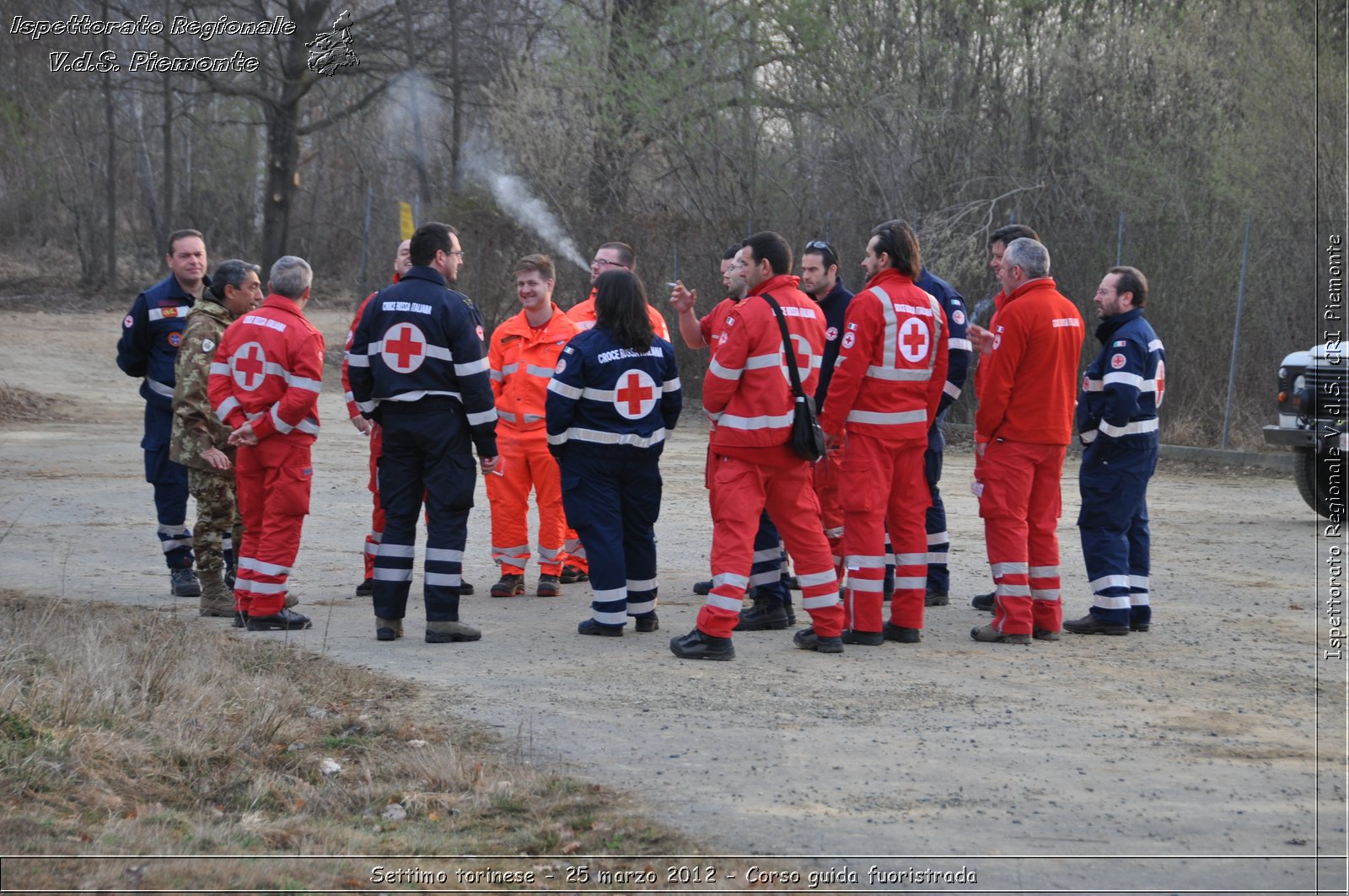 Settimo torinese - 25 marzo 2012 - Corso guida fuoristrada - Croce Rossa Italiana - Ispettorato Regionale Volontari del Soccorso Piemonte