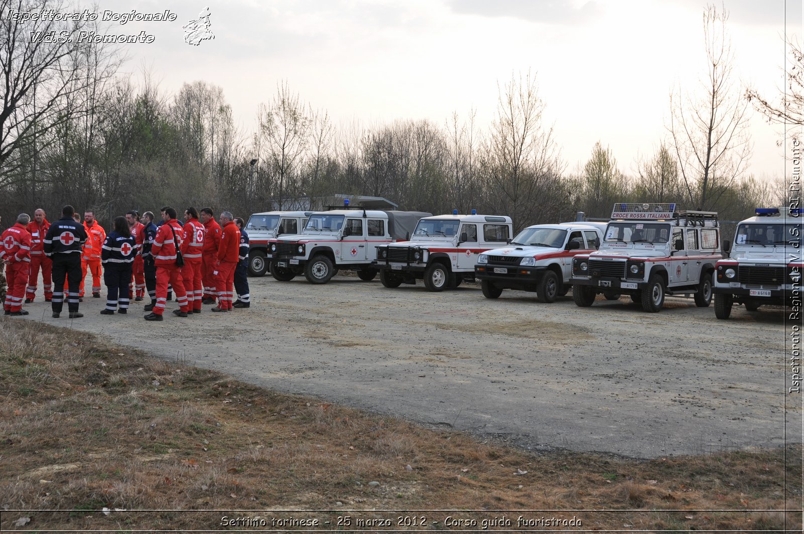 Settimo torinese - 25 marzo 2012 - Corso guida fuoristrada - Croce Rossa Italiana - Ispettorato Regionale Volontari del Soccorso Piemonte