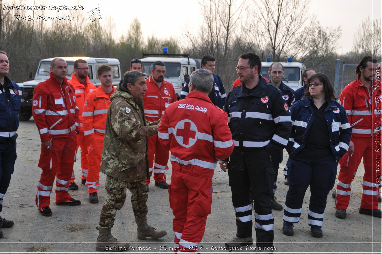 Settimo torinese - 25 marzo 2012 - Corso guida fuoristrada - Croce Rossa Italiana - Ispettorato Regionale Volontari del Soccorso Piemonte