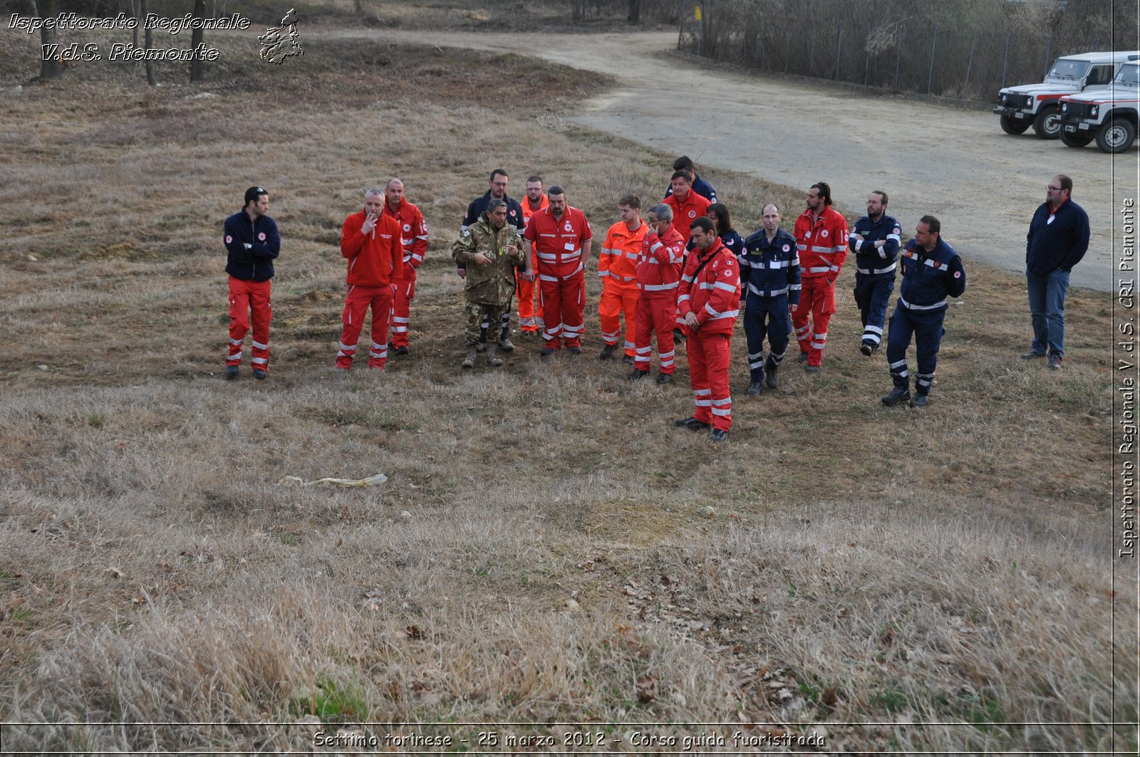 Settimo torinese - 25 marzo 2012 - Corso guida fuoristrada - Croce Rossa Italiana - Ispettorato Regionale Volontari del Soccorso Piemonte