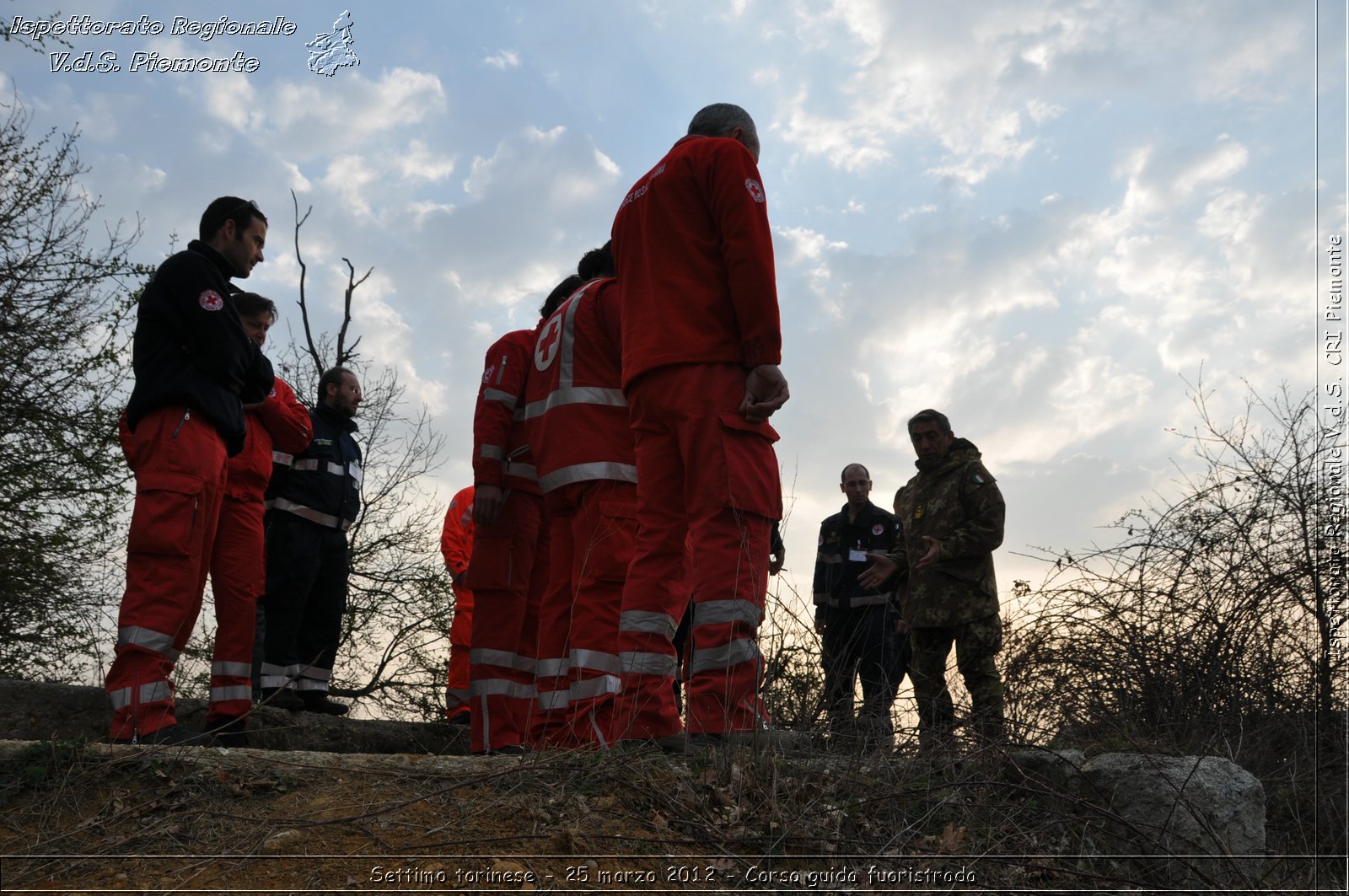 Settimo torinese - 25 marzo 2012 - Corso guida fuoristrada - Croce Rossa Italiana - Ispettorato Regionale Volontari del Soccorso Piemonte