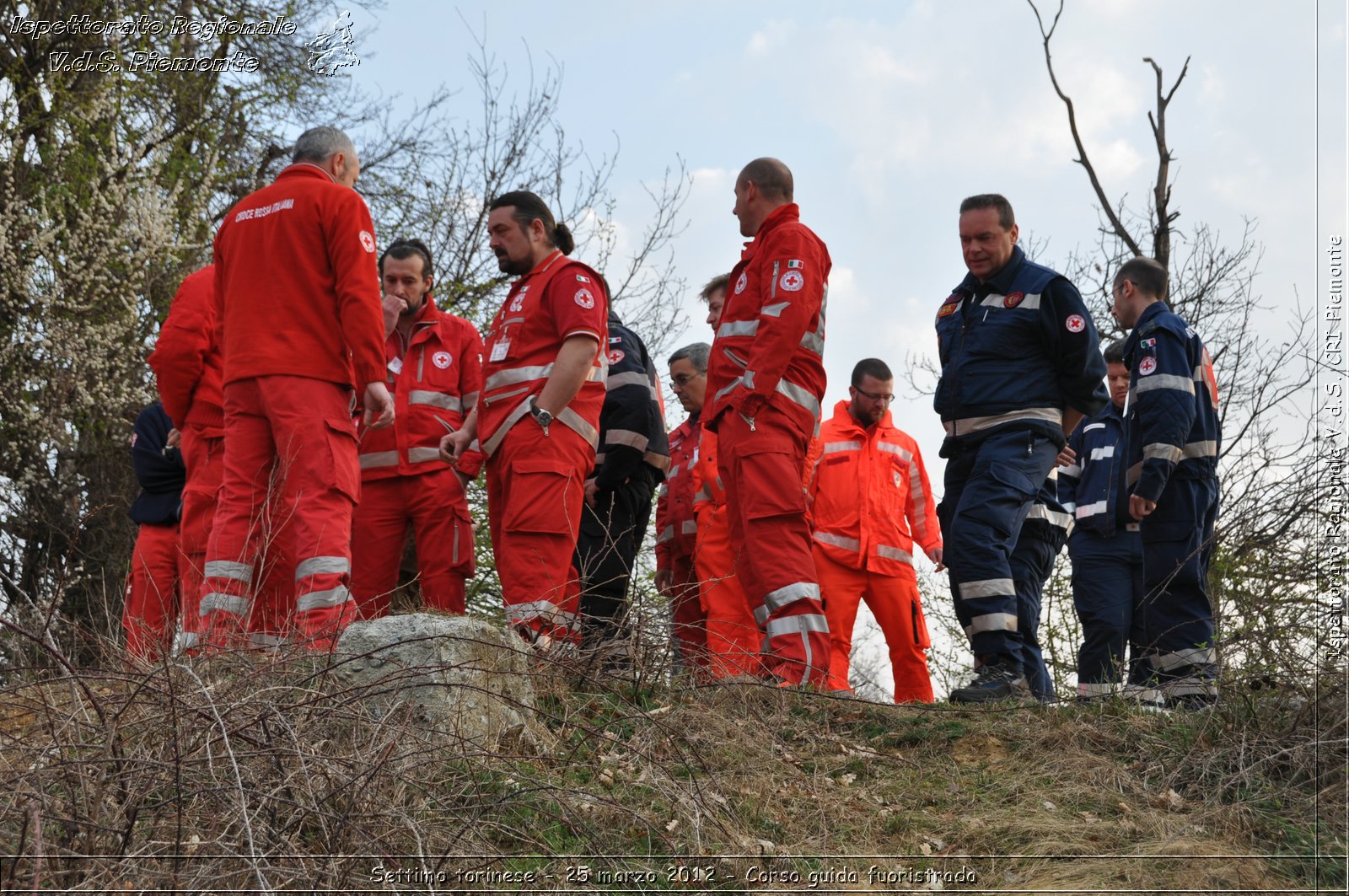 Settimo torinese - 25 marzo 2012 - Corso guida fuoristrada - Croce Rossa Italiana - Ispettorato Regionale Volontari del Soccorso Piemonte