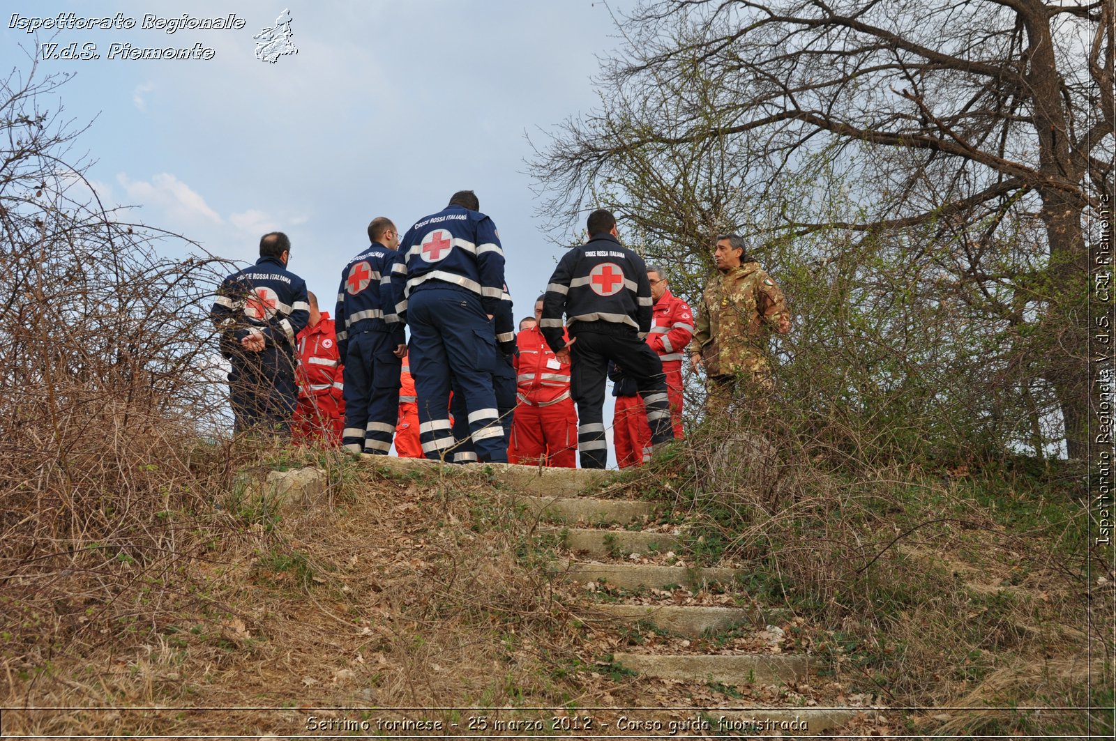 Settimo torinese - 25 marzo 2012 - Corso guida fuoristrada - Croce Rossa Italiana - Ispettorato Regionale Volontari del Soccorso Piemonte