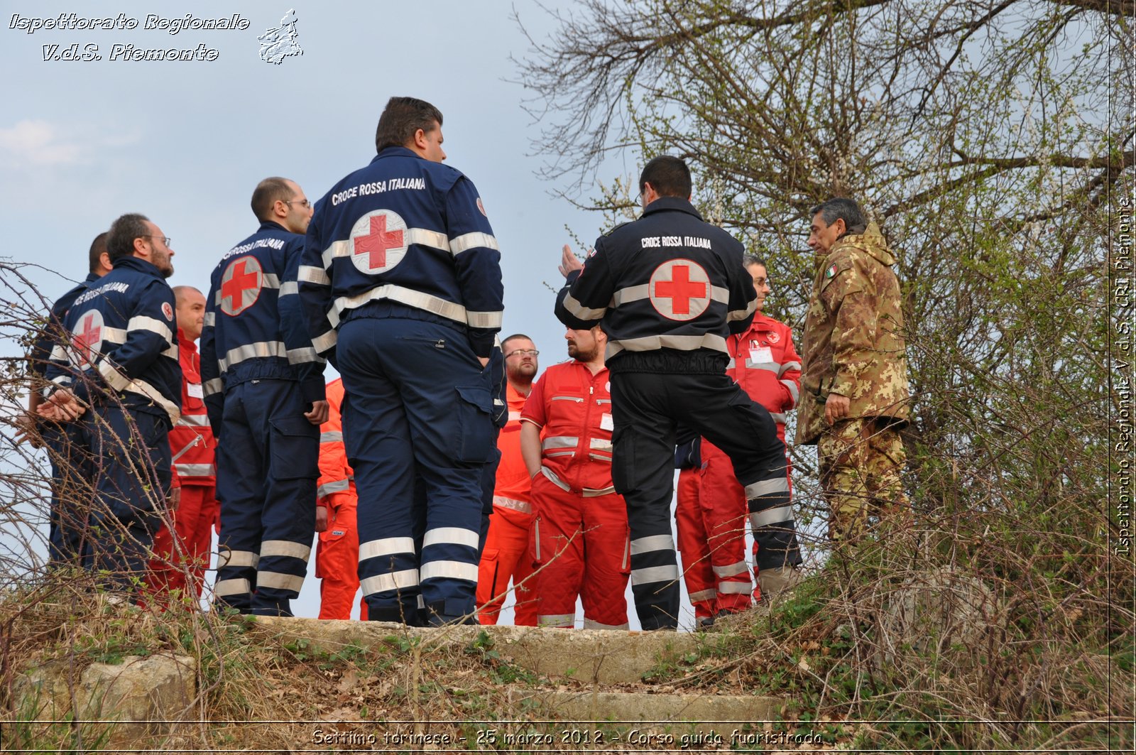 Settimo torinese - 25 marzo 2012 - Corso guida fuoristrada - Croce Rossa Italiana - Ispettorato Regionale Volontari del Soccorso Piemonte