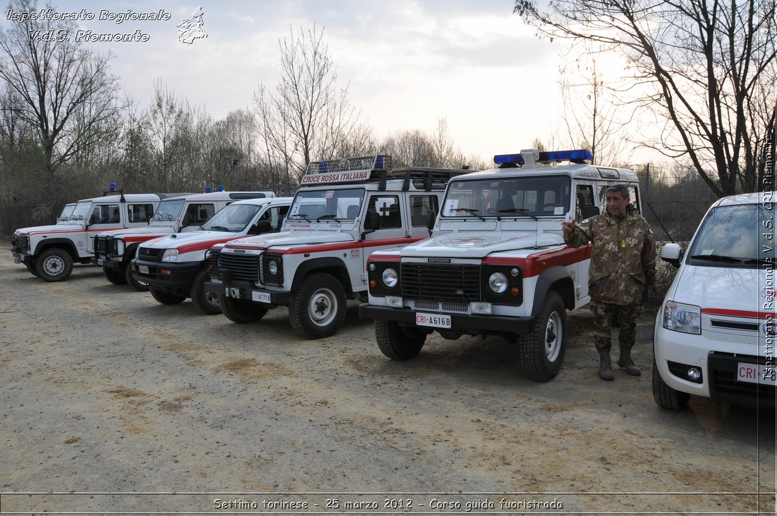 Settimo torinese - 25 marzo 2012 - Corso guida fuoristrada - Croce Rossa Italiana - Ispettorato Regionale Volontari del Soccorso Piemonte