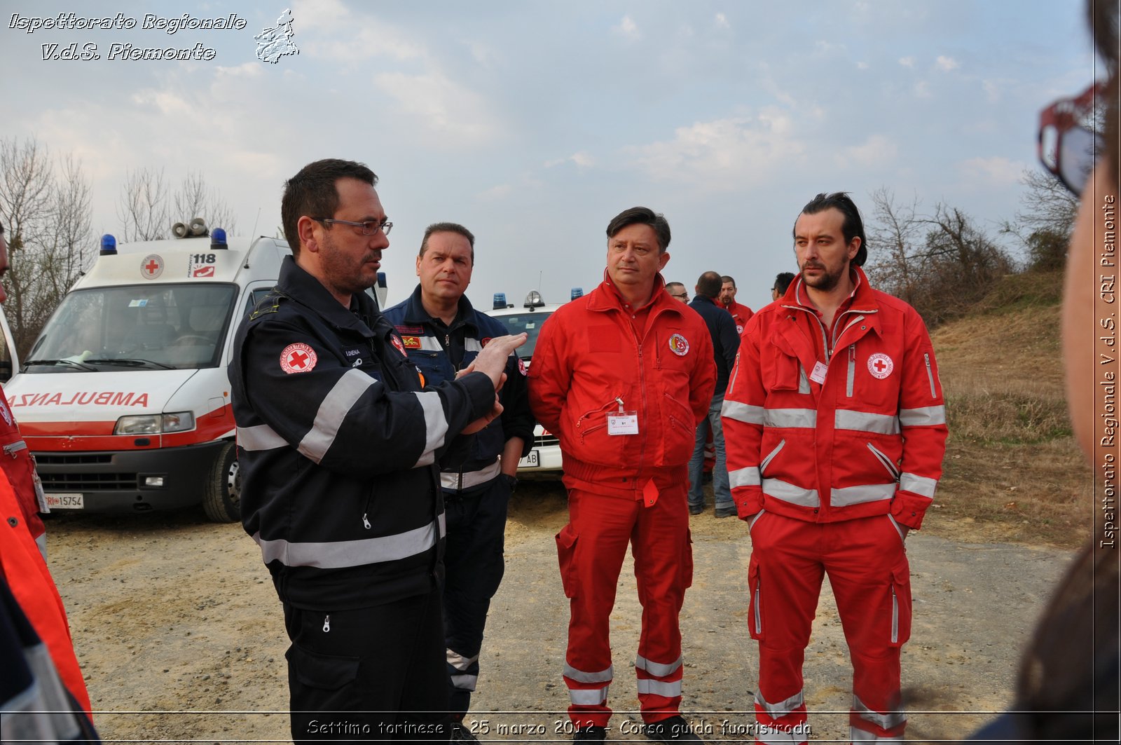 Settimo torinese - 25 marzo 2012 - Corso guida fuoristrada - Croce Rossa Italiana - Ispettorato Regionale Volontari del Soccorso Piemonte