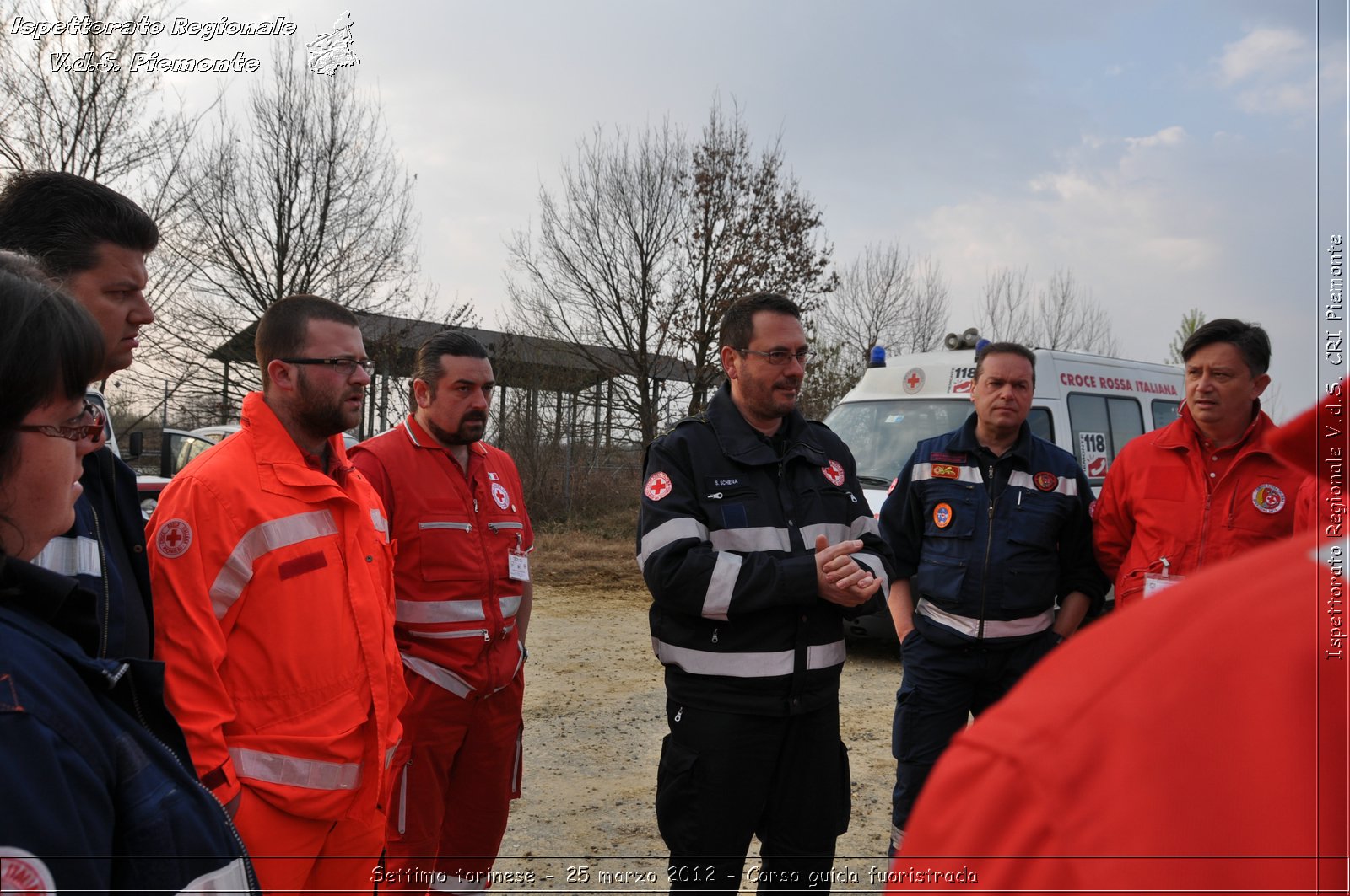 Settimo torinese - 25 marzo 2012 - Corso guida fuoristrada - Croce Rossa Italiana - Ispettorato Regionale Volontari del Soccorso Piemonte