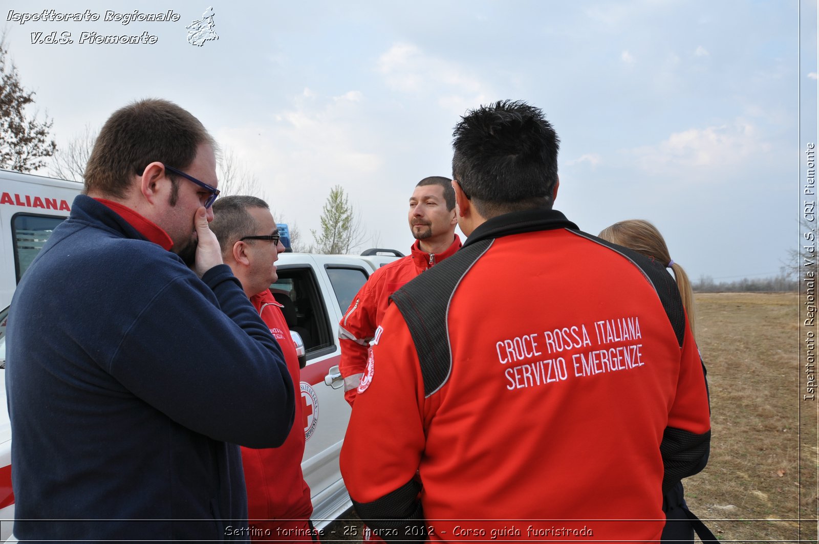 Settimo torinese - 25 marzo 2012 - Corso guida fuoristrada - Croce Rossa Italiana - Ispettorato Regionale Volontari del Soccorso Piemonte