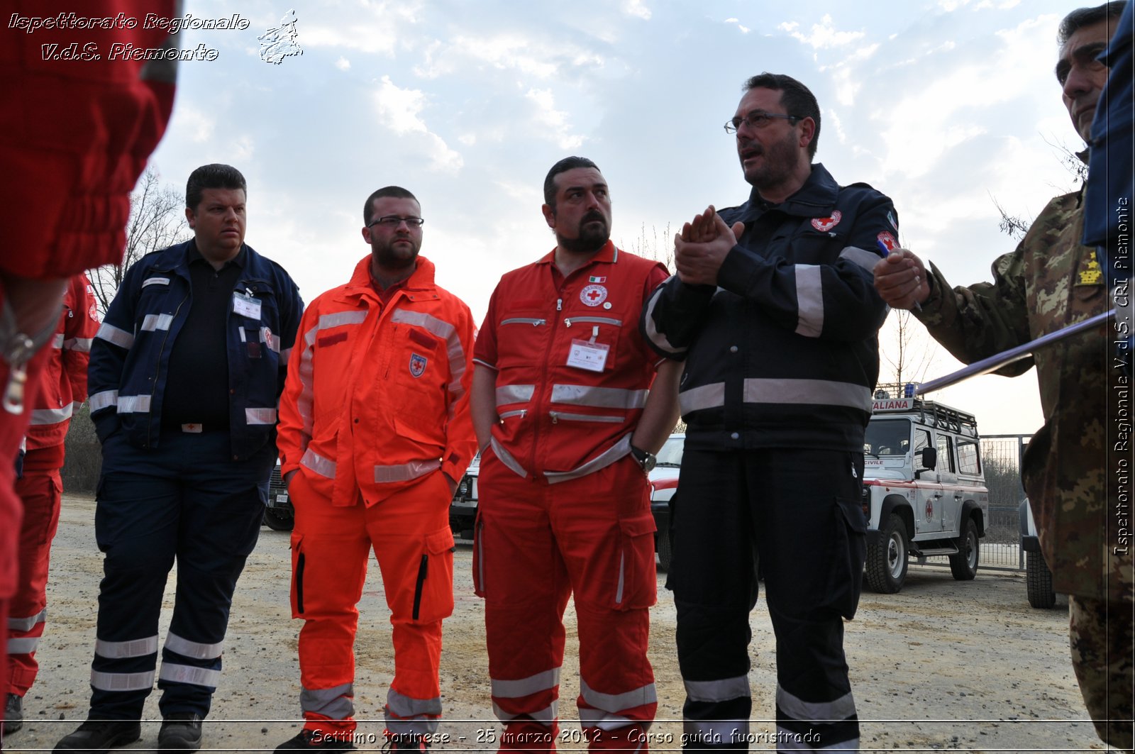 Settimo torinese - 25 marzo 2012 - Corso guida fuoristrada - Croce Rossa Italiana - Ispettorato Regionale Volontari del Soccorso Piemonte