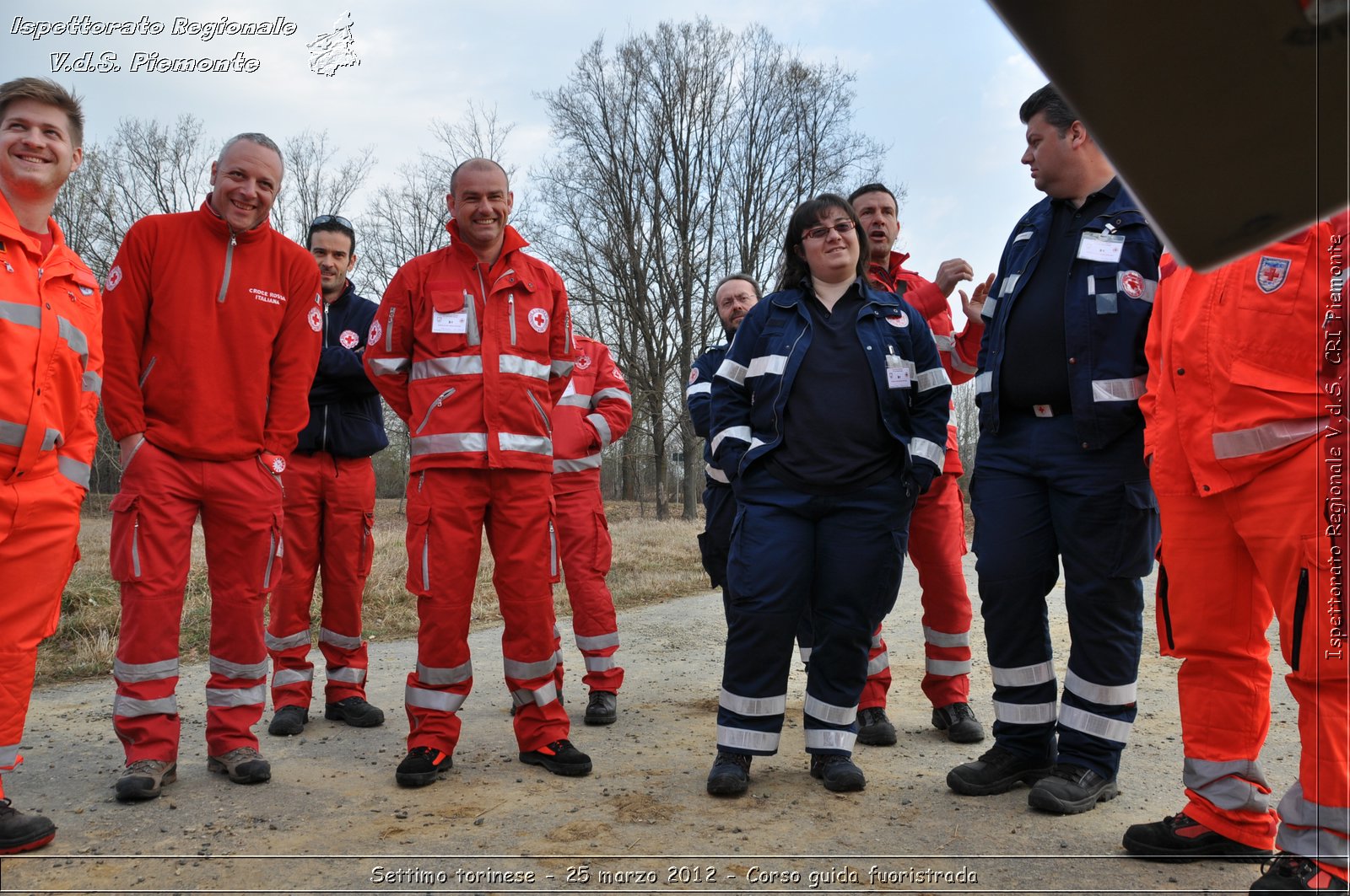 Settimo torinese - 25 marzo 2012 - Corso guida fuoristrada - Croce Rossa Italiana - Ispettorato Regionale Volontari del Soccorso Piemonte