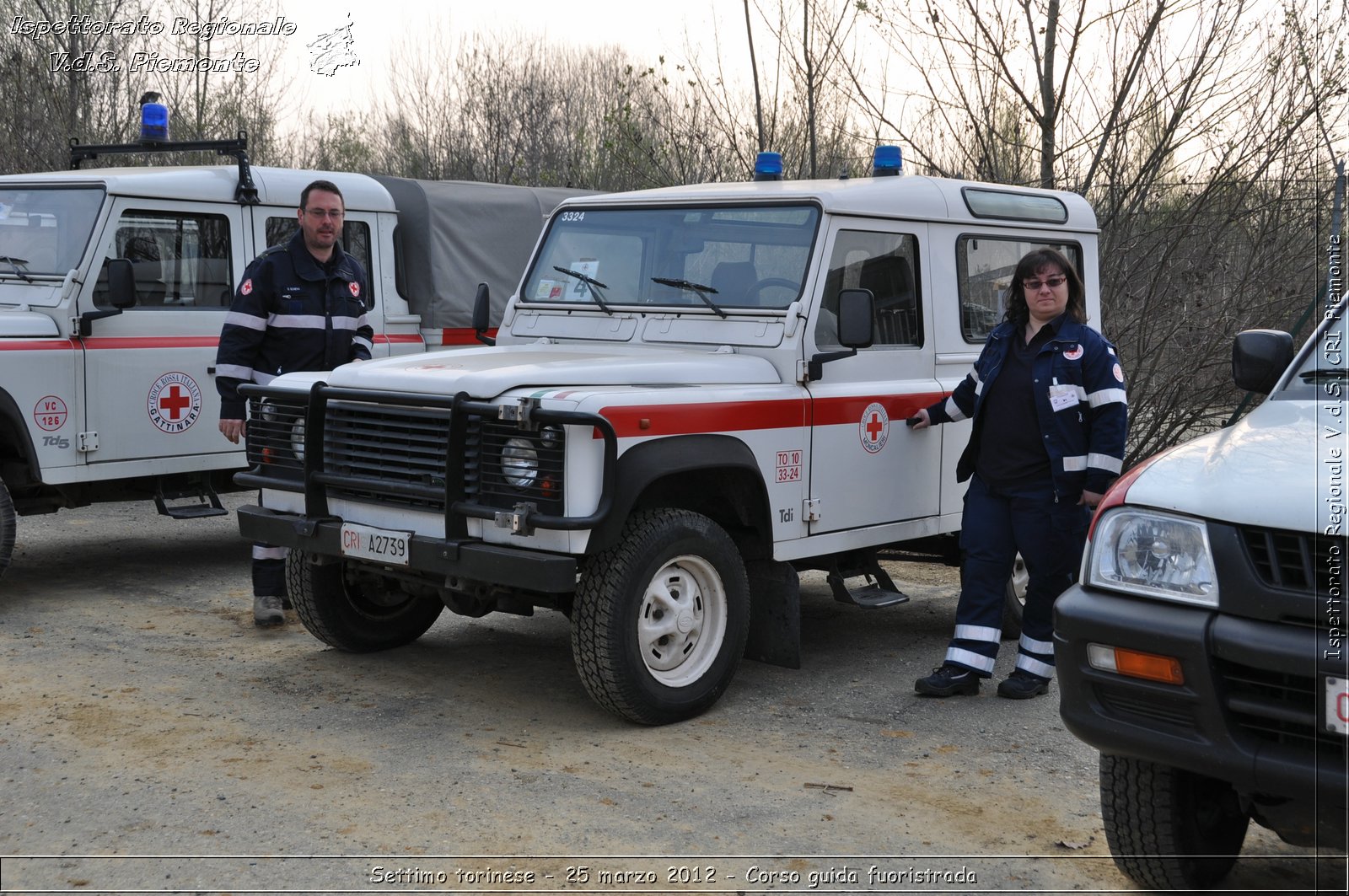 Settimo torinese - 25 marzo 2012 - Corso guida fuoristrada - Croce Rossa Italiana - Ispettorato Regionale Volontari del Soccorso Piemonte