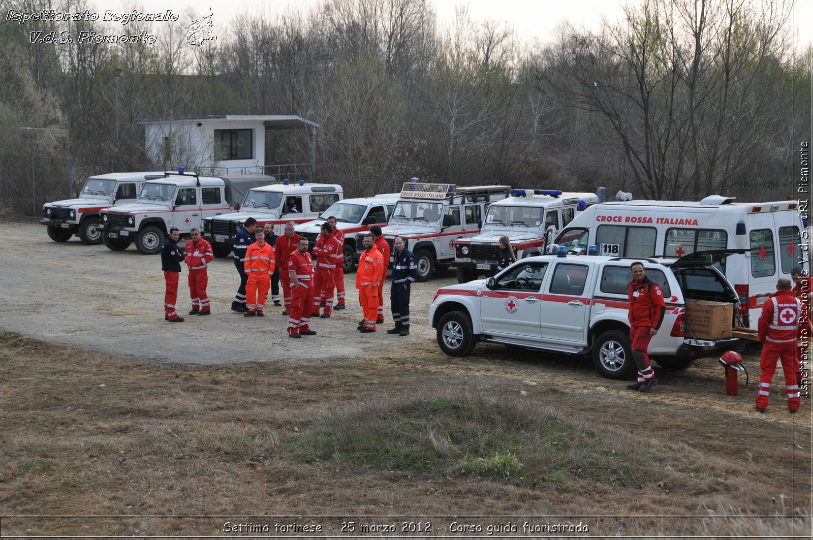 Settimo torinese - 25 marzo 2012 - Corso guida fuoristrada - Croce Rossa Italiana - Ispettorato Regionale Volontari del Soccorso Piemonte