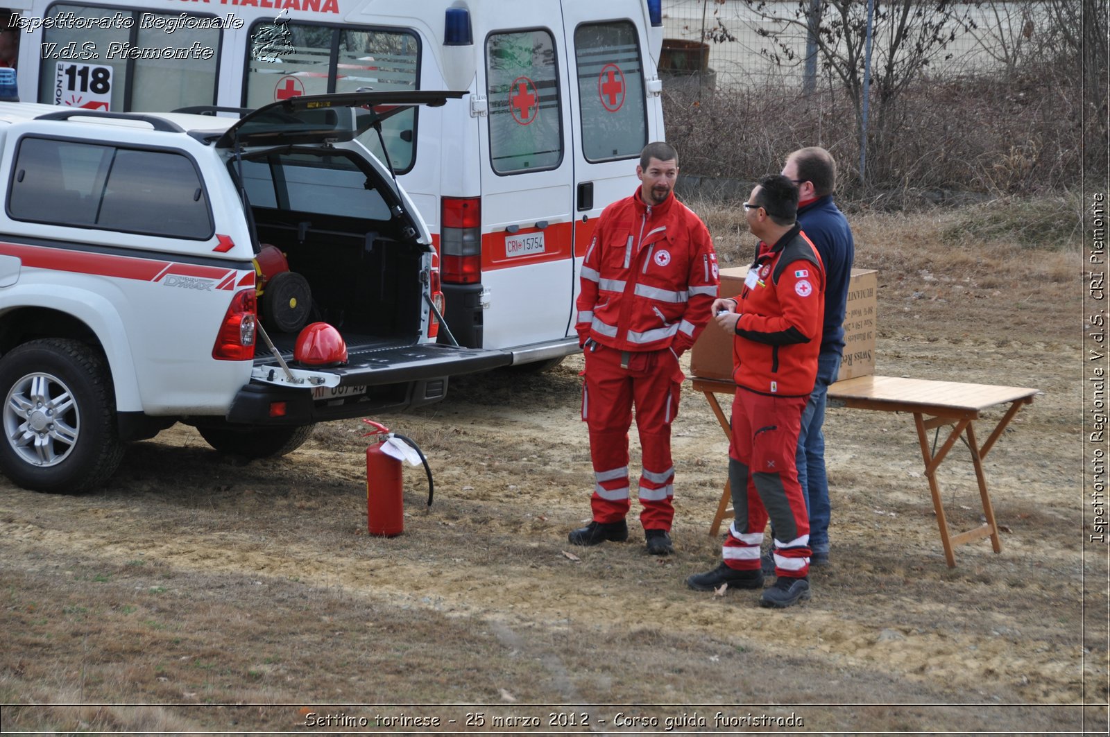 Settimo torinese - 25 marzo 2012 - Corso guida fuoristrada - Croce Rossa Italiana - Ispettorato Regionale Volontari del Soccorso Piemonte