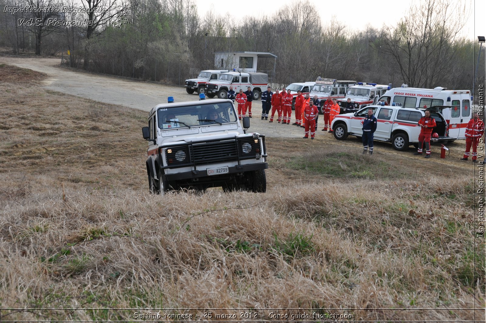 Settimo torinese - 25 marzo 2012 - Corso guida fuoristrada - Croce Rossa Italiana - Ispettorato Regionale Volontari del Soccorso Piemonte