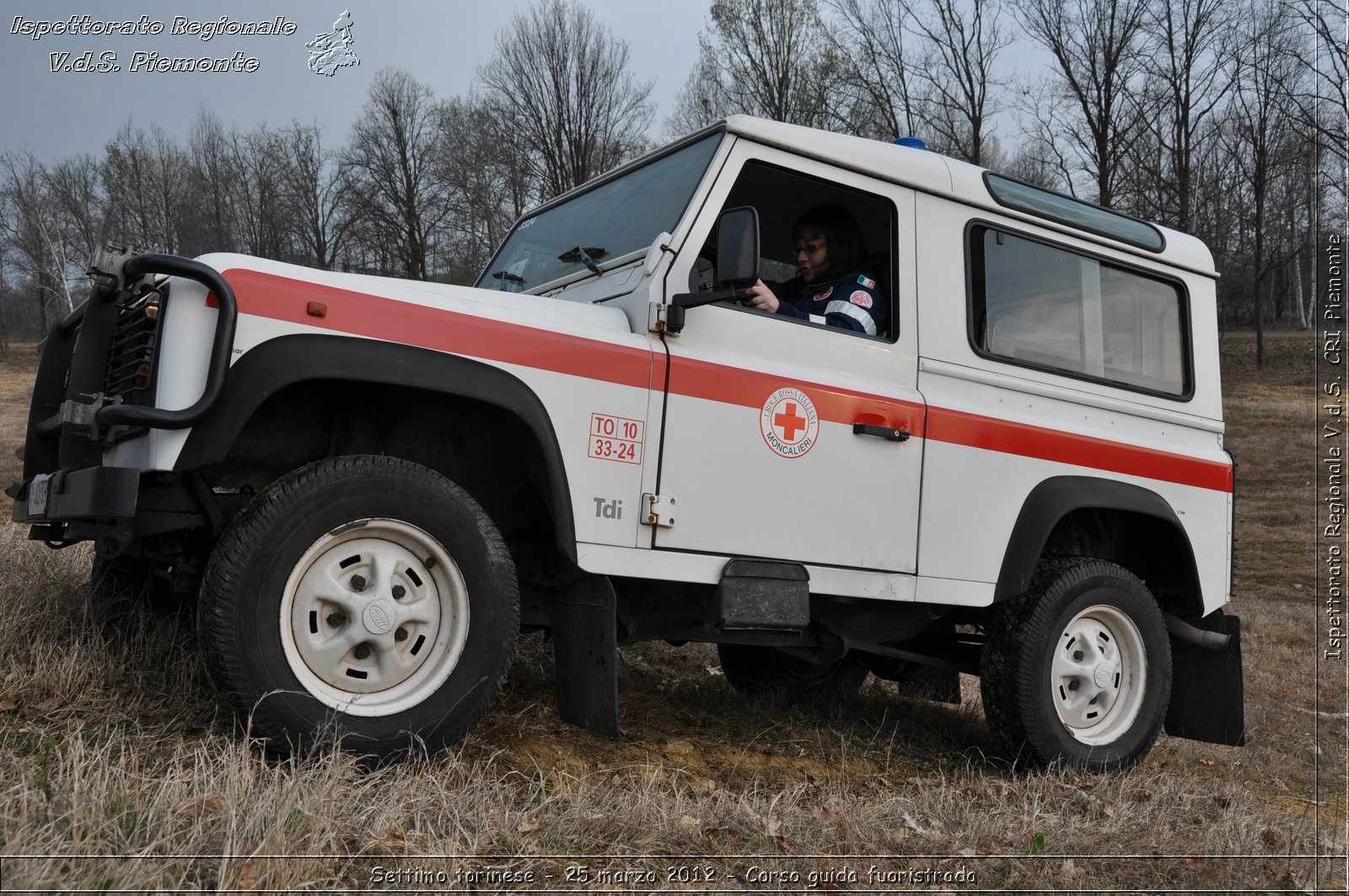 Settimo torinese - 25 marzo 2012 - Corso guida fuoristrada - Croce Rossa Italiana - Ispettorato Regionale Volontari del Soccorso Piemonte