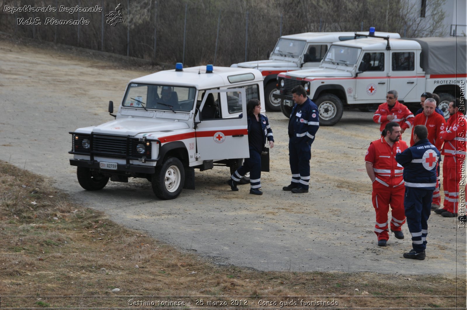 Settimo torinese - 25 marzo 2012 - Corso guida fuoristrada - Croce Rossa Italiana - Ispettorato Regionale Volontari del Soccorso Piemonte