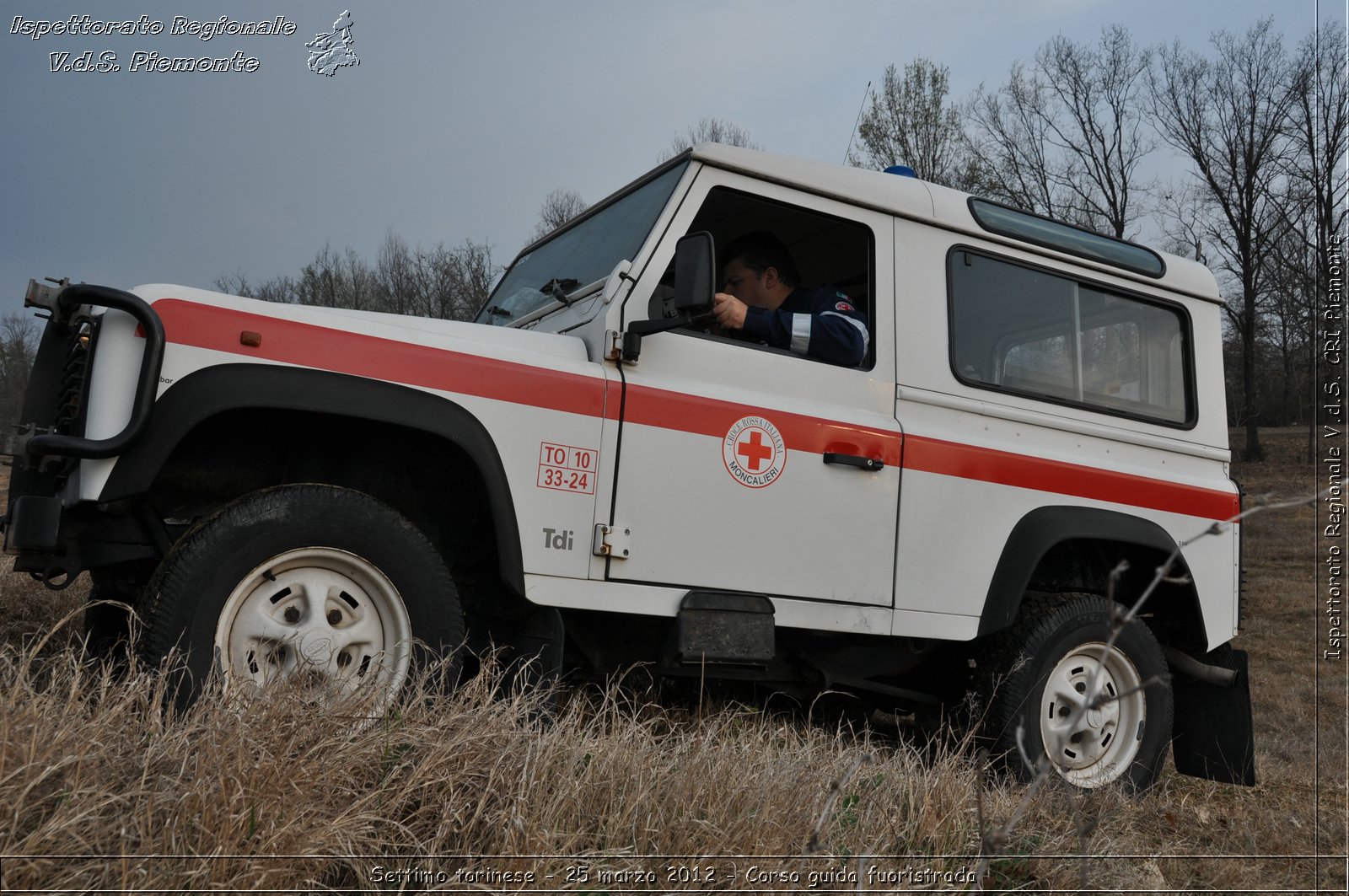 Settimo torinese - 25 marzo 2012 - Corso guida fuoristrada - Croce Rossa Italiana - Ispettorato Regionale Volontari del Soccorso Piemonte