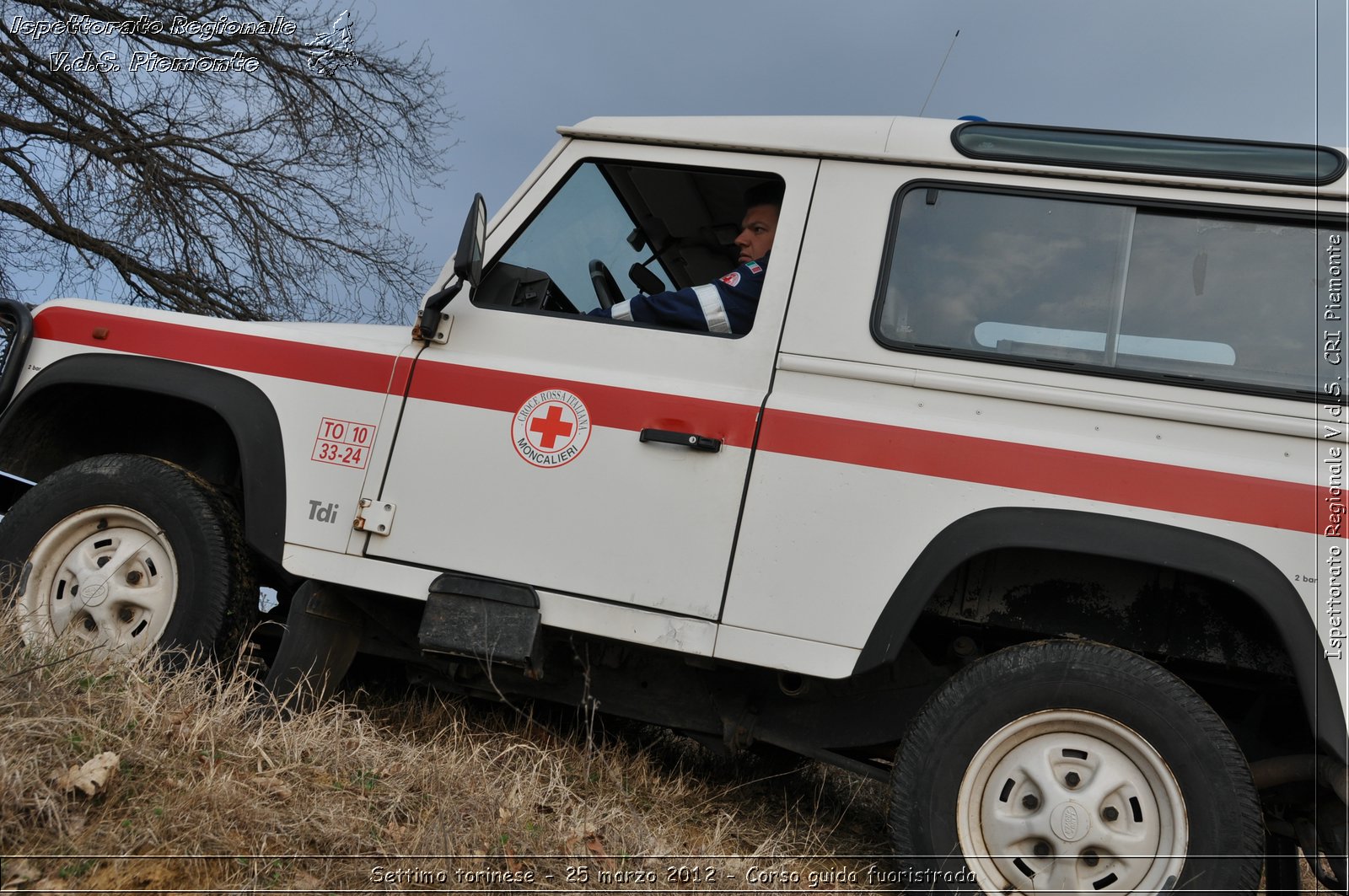 Settimo torinese - 25 marzo 2012 - Corso guida fuoristrada - Croce Rossa Italiana - Ispettorato Regionale Volontari del Soccorso Piemonte