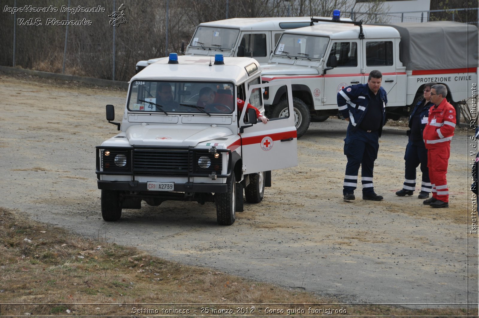 Settimo torinese - 25 marzo 2012 - Corso guida fuoristrada - Croce Rossa Italiana - Ispettorato Regionale Volontari del Soccorso Piemonte