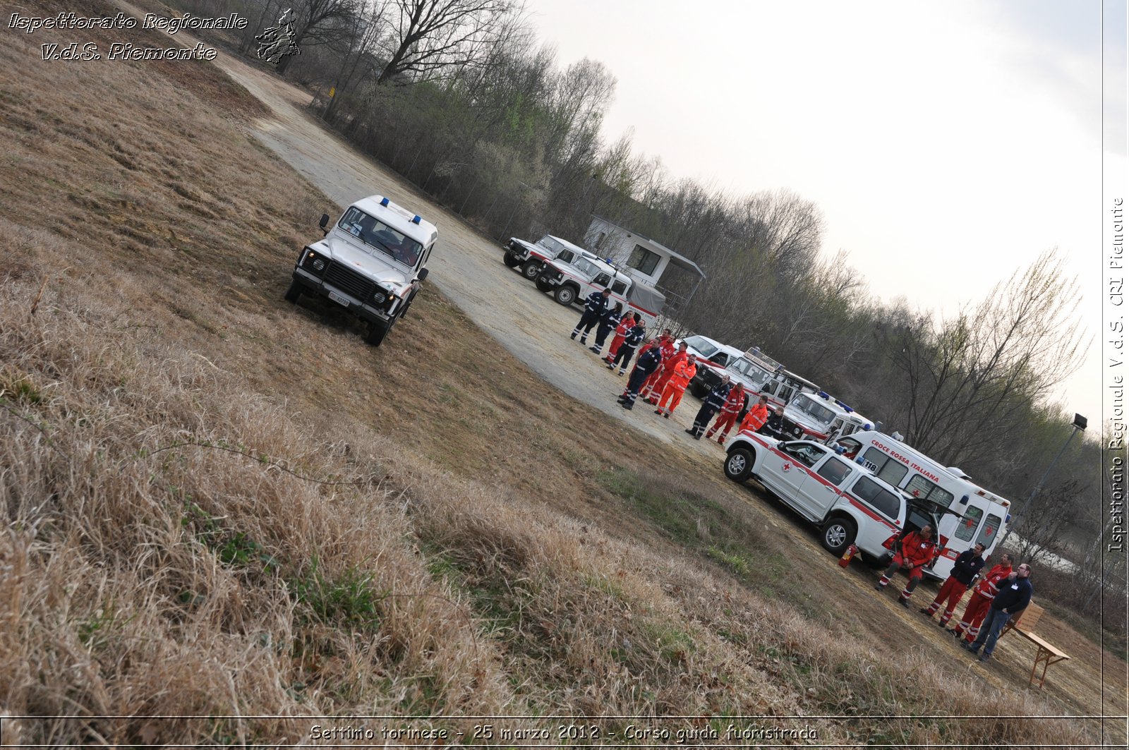 Settimo torinese - 25 marzo 2012 - Corso guida fuoristrada - Croce Rossa Italiana - Ispettorato Regionale Volontari del Soccorso Piemonte