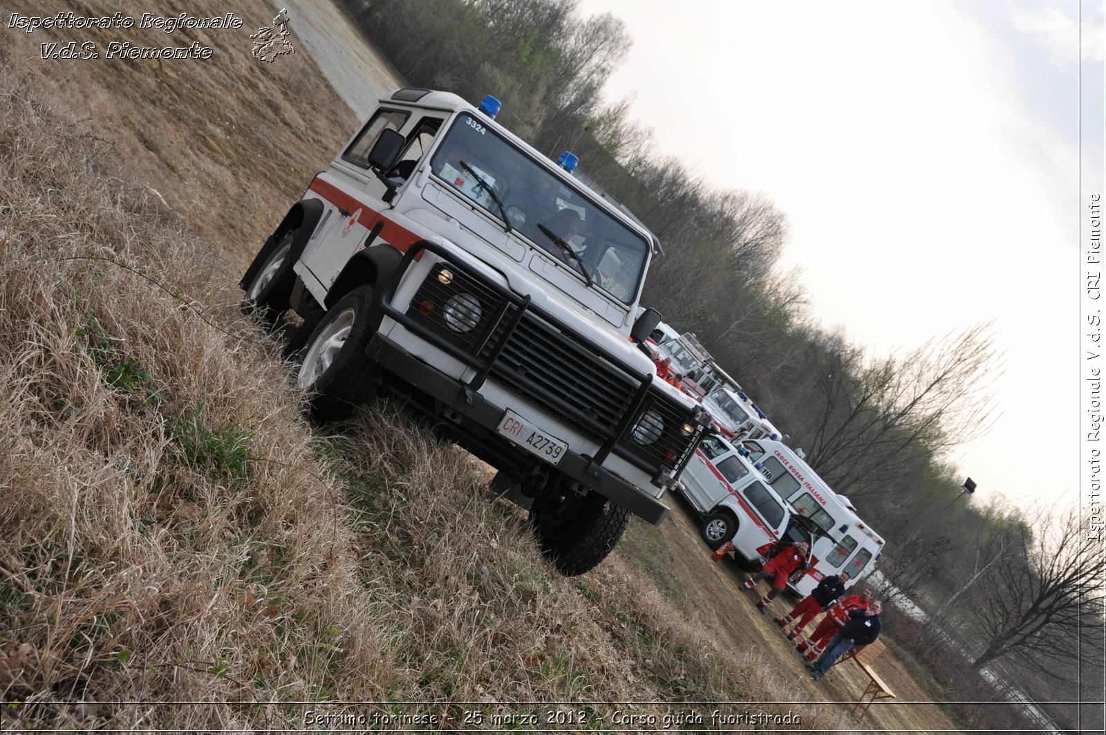 Settimo torinese - 25 marzo 2012 - Corso guida fuoristrada - Croce Rossa Italiana - Ispettorato Regionale Volontari del Soccorso Piemonte