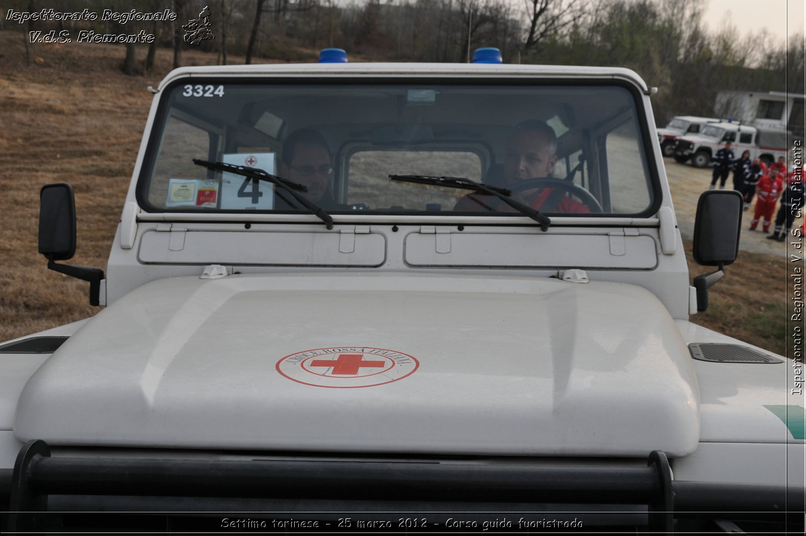 Settimo torinese - 25 marzo 2012 - Corso guida fuoristrada - Croce Rossa Italiana - Ispettorato Regionale Volontari del Soccorso Piemonte