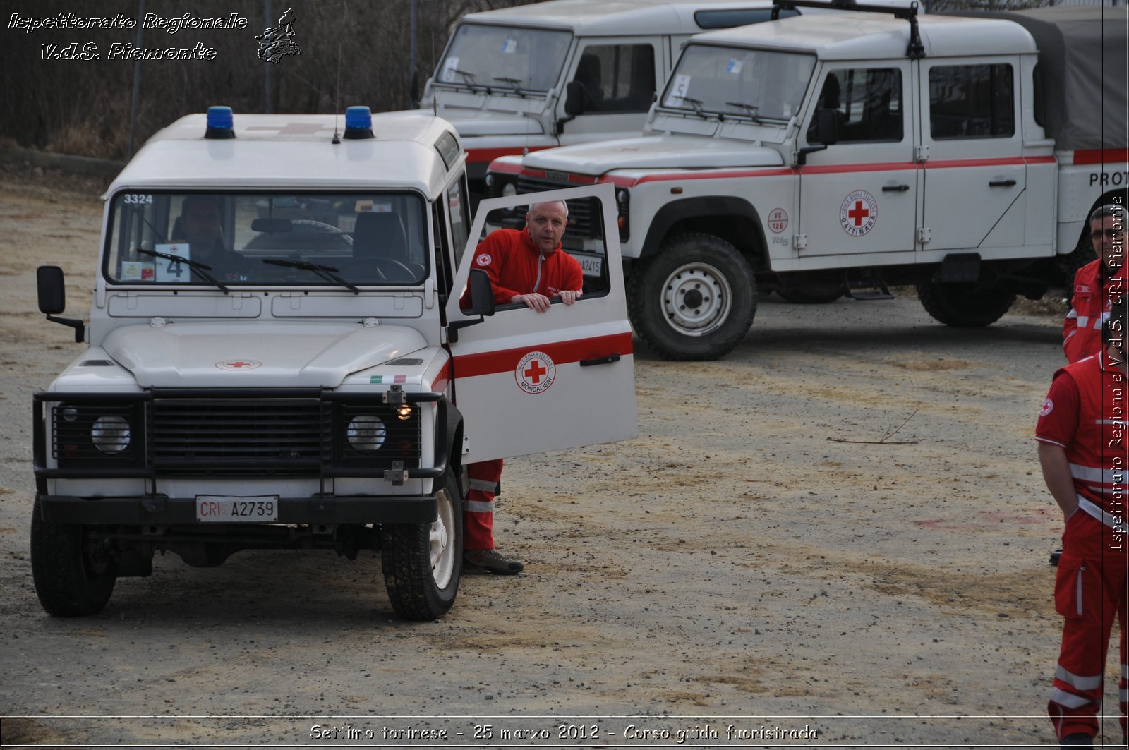 Settimo torinese - 25 marzo 2012 - Corso guida fuoristrada - Croce Rossa Italiana - Ispettorato Regionale Volontari del Soccorso Piemonte