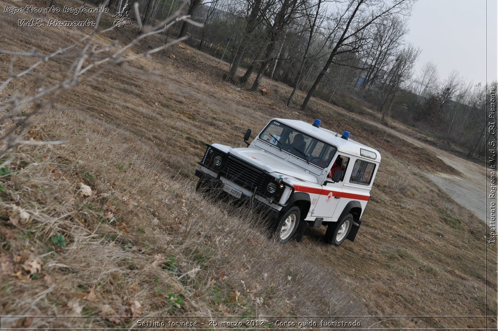 Settimo torinese - 25 marzo 2012 - Corso guida fuoristrada - Croce Rossa Italiana - Ispettorato Regionale Volontari del Soccorso Piemonte