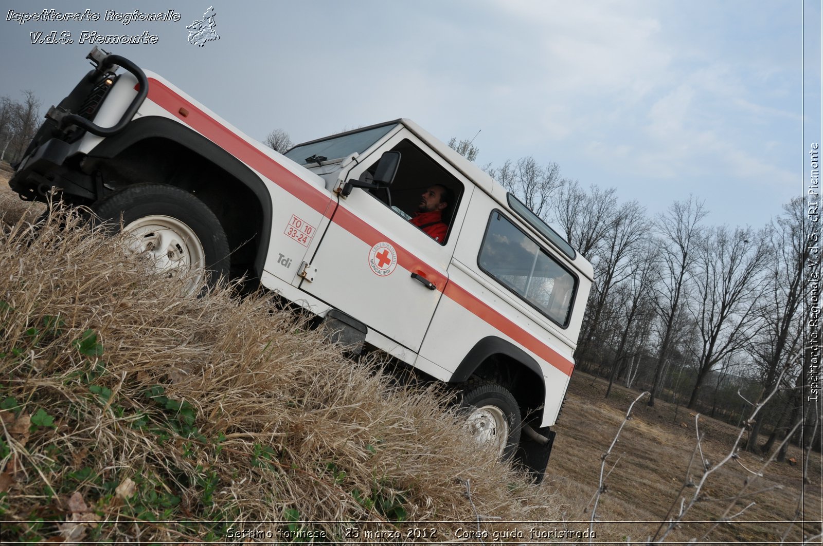 Settimo torinese - 25 marzo 2012 - Corso guida fuoristrada - Croce Rossa Italiana - Ispettorato Regionale Volontari del Soccorso Piemonte